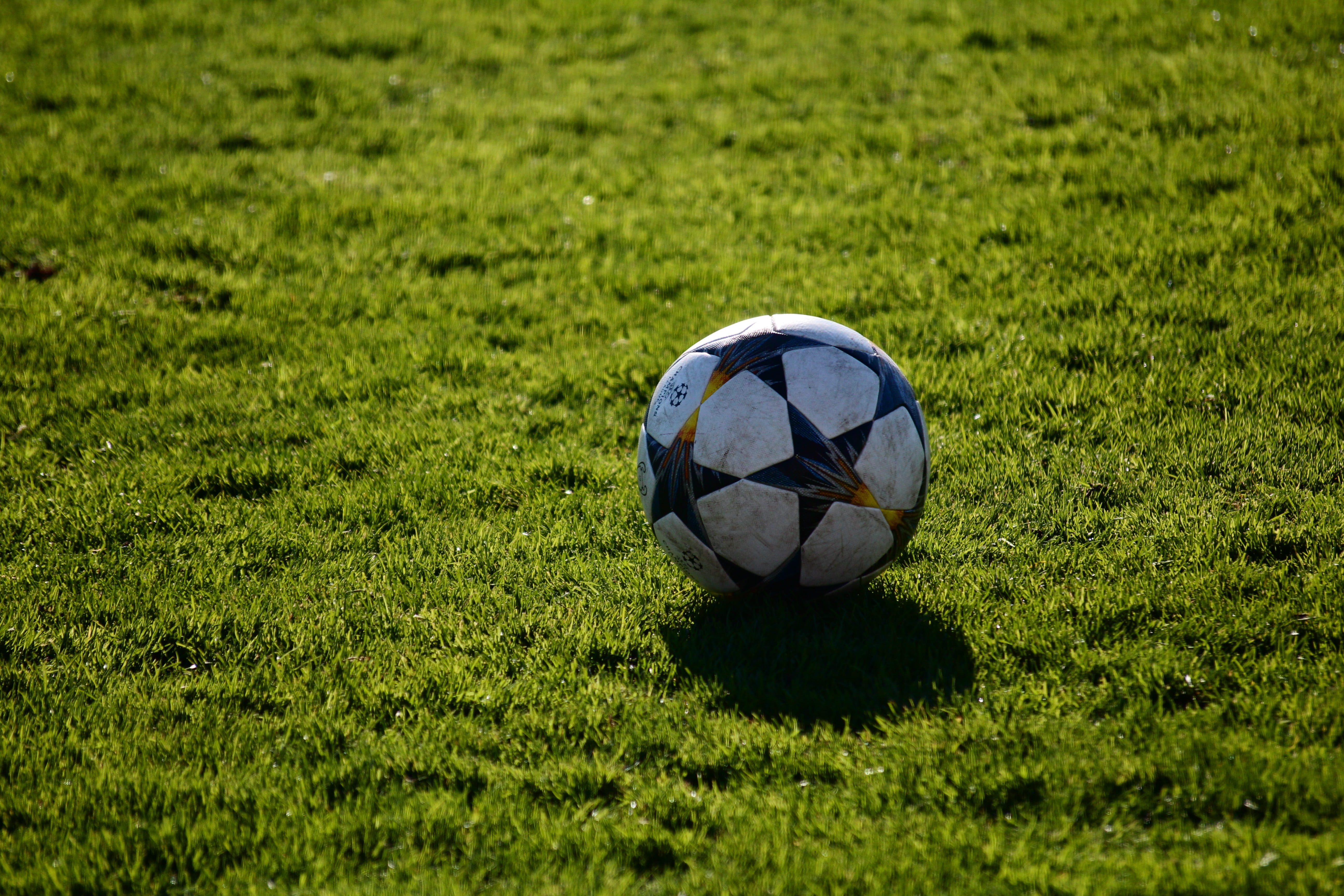 team sport, sports equipment, soccer, close-up, outdoors, football pitch, kick, green color, day, kreisliga, grass, football, nature, single object, ball sports, HD Wallpaper