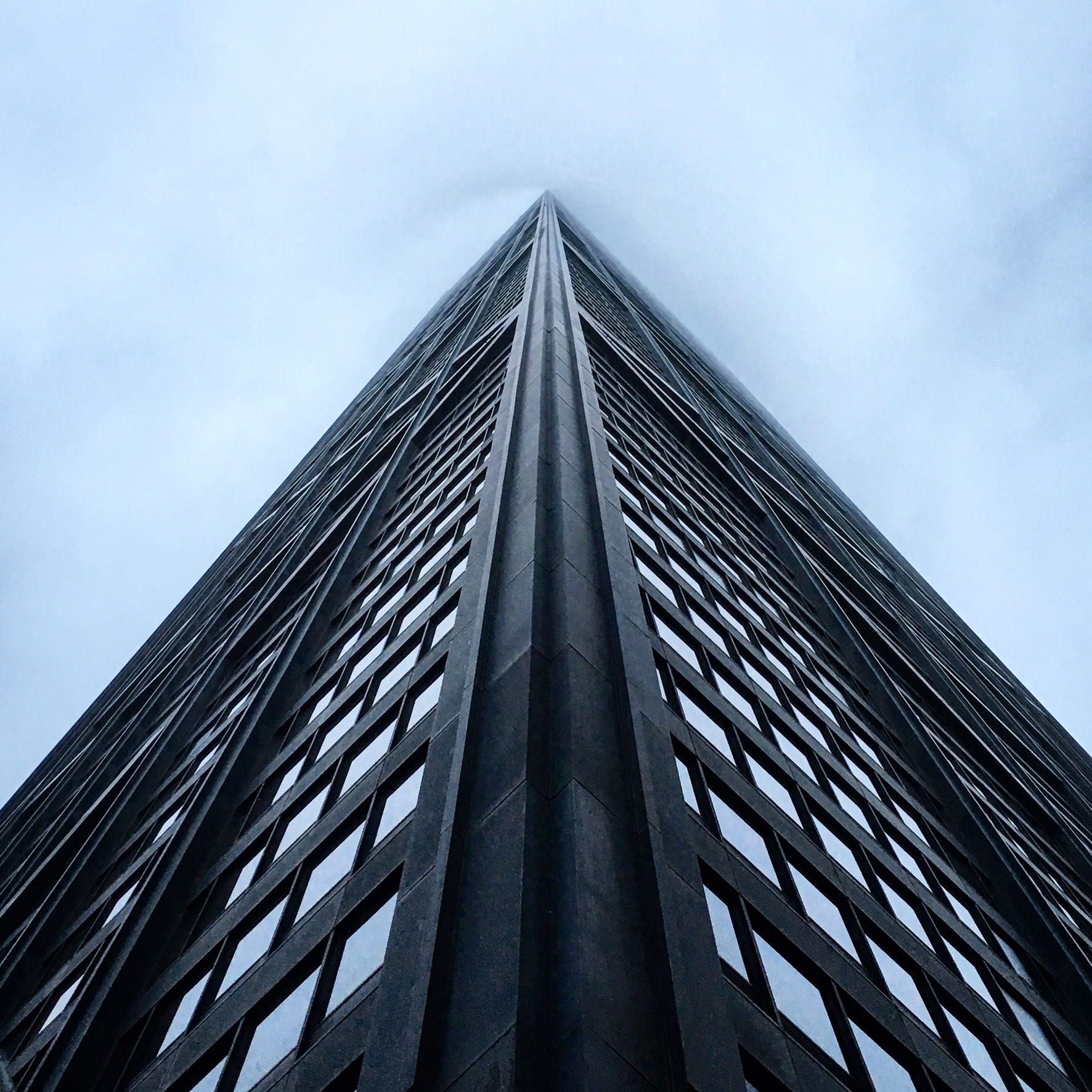 nature, aim, cloudy, cloud - sky, strong, no people, modern, architecture, sky, office, low angle view, limitless, dark, day, steady, directly below, pattern, Phone HD Wallpaper