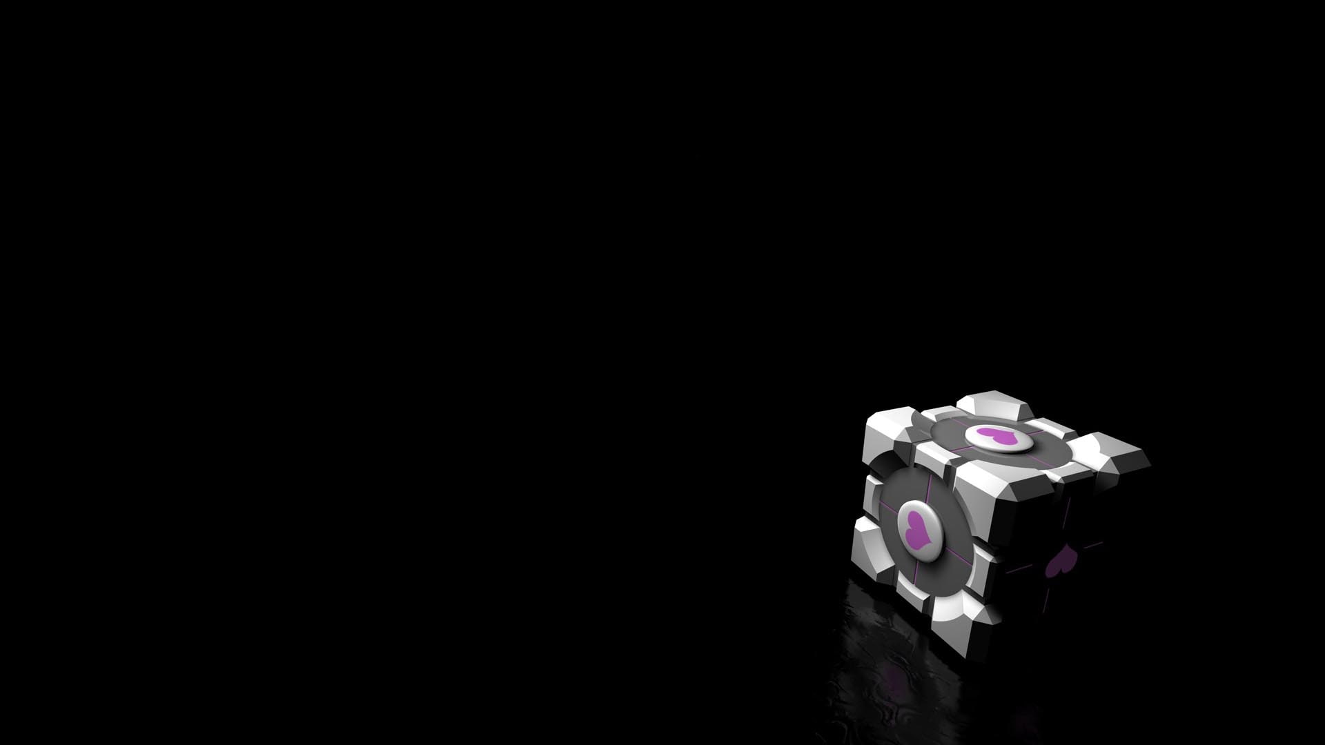 companion cube, hd, companion, cube, 1080P, HD Wallpaper