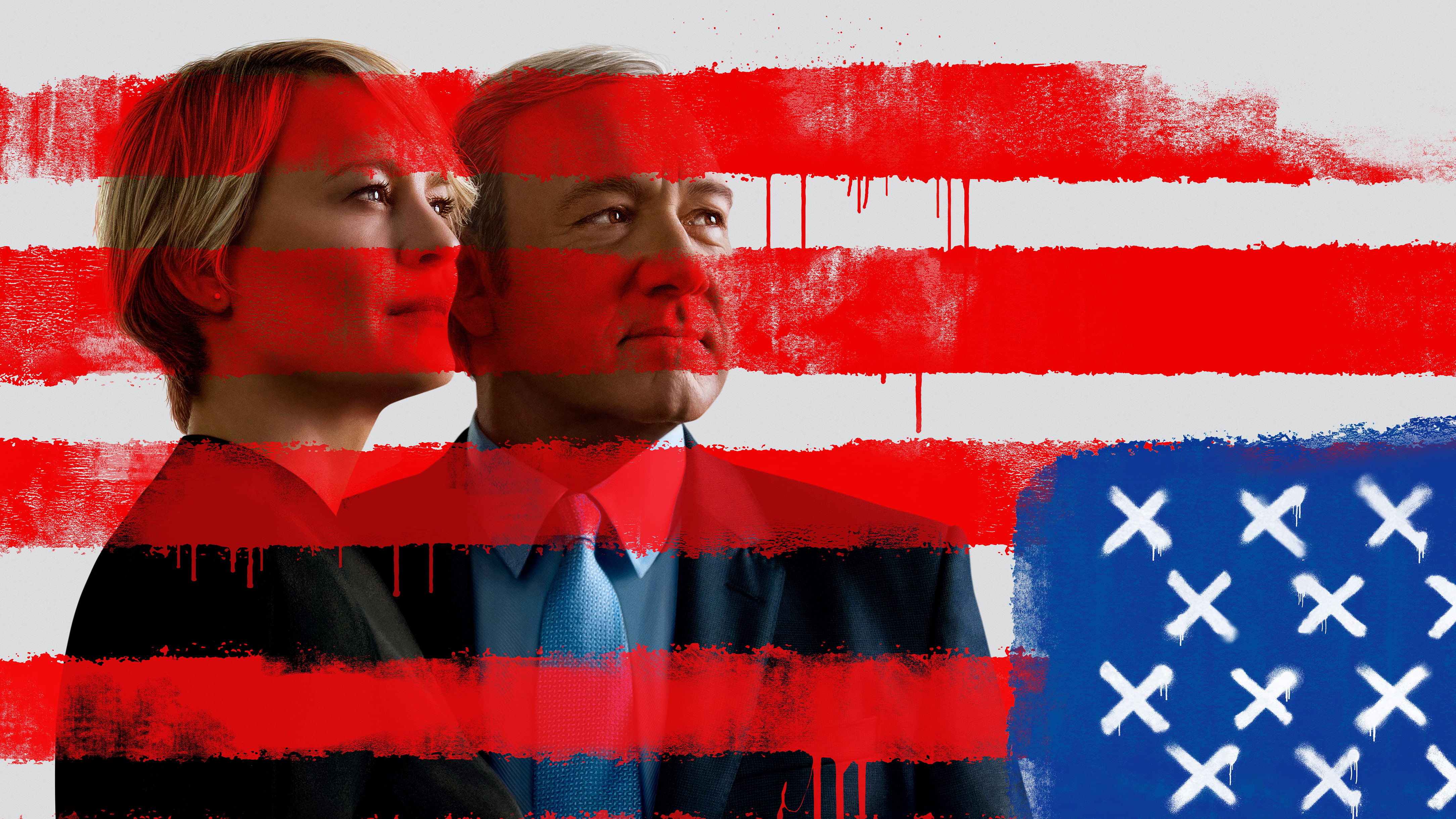 4K, black, man, woman, Robin Wright, Kevin Spacey, 4K, suit, Season 5, House of Cards, formal, HD Wallpaper