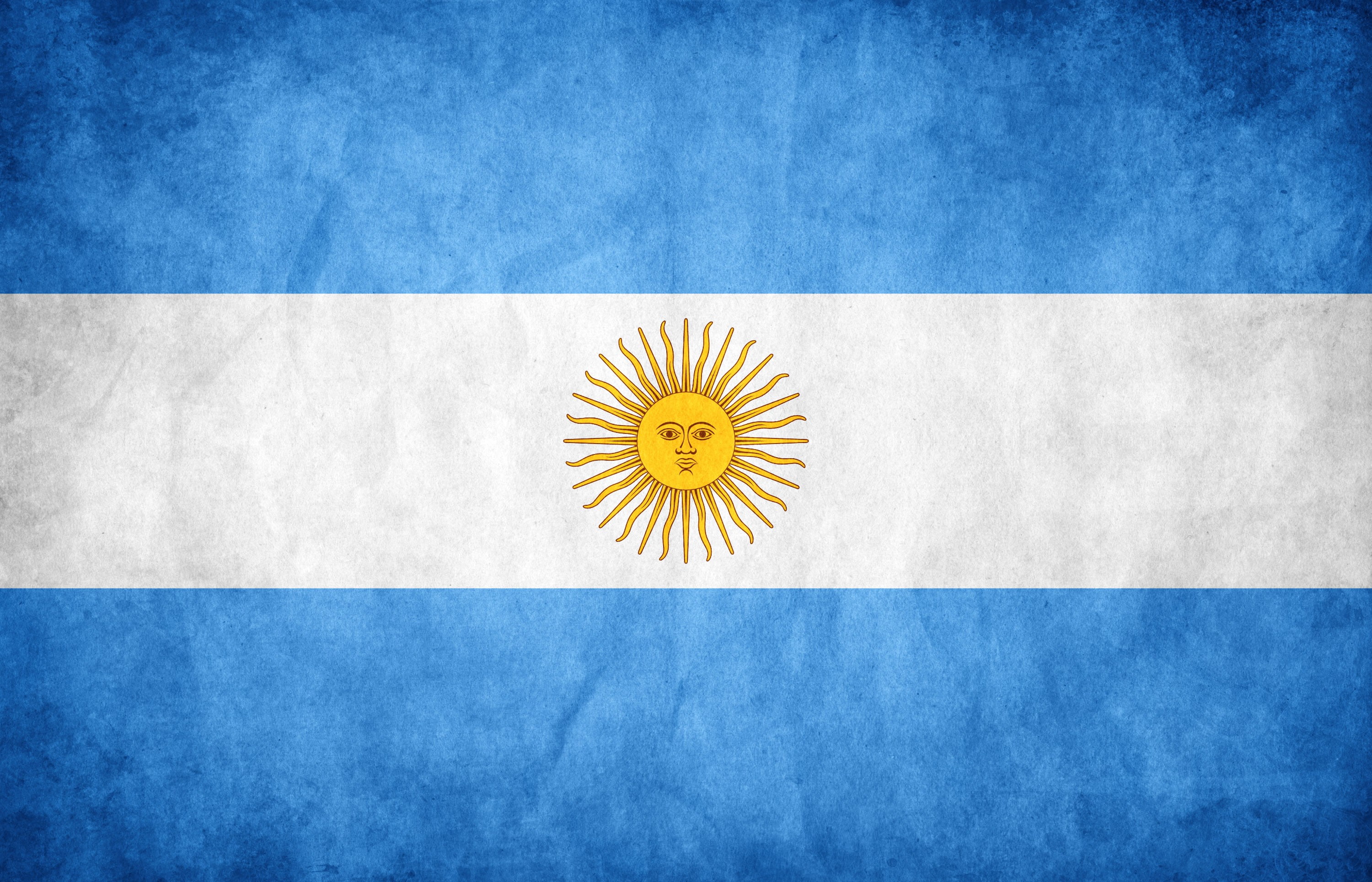 white, Argentina, 2K, blue, flag, HD Wallpaper