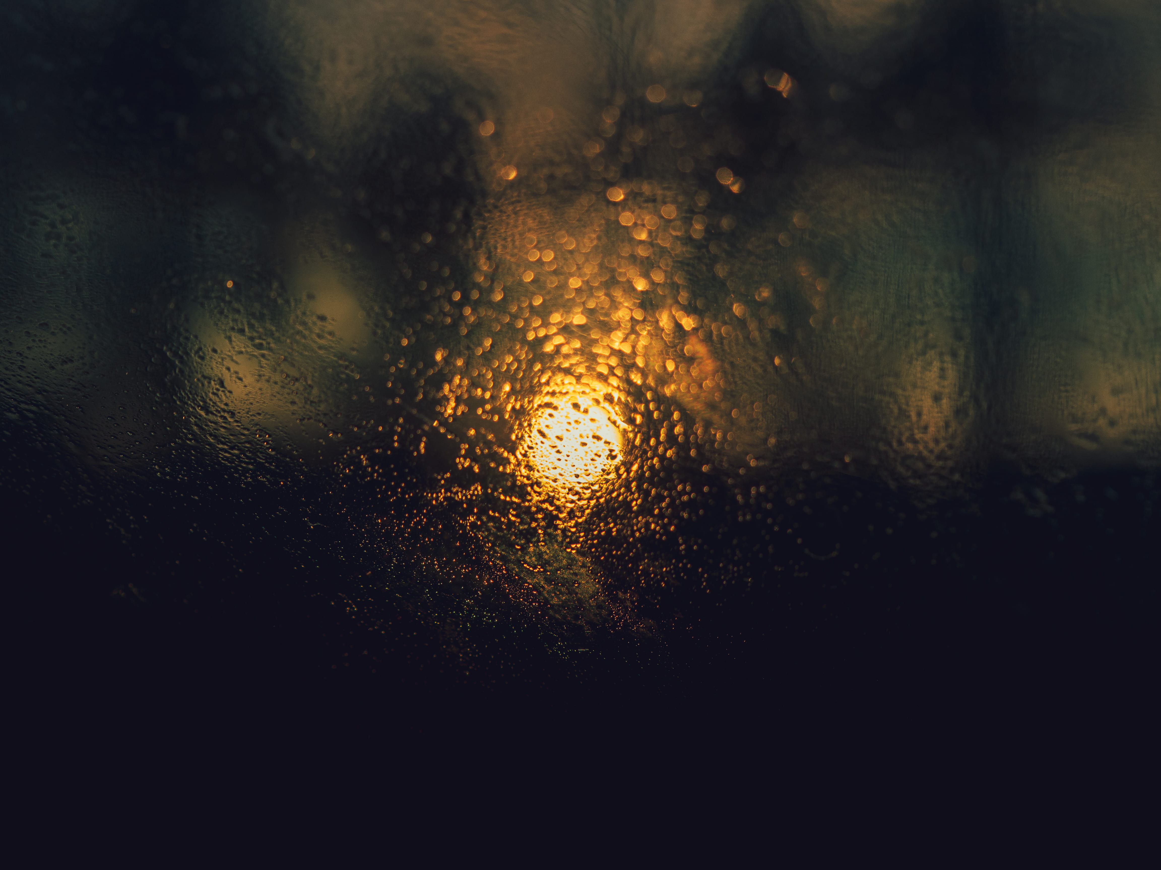 light, blur, reflection, evening, art, transportation, glass, window, background, rain, raindrop, rainy season, nature, sunset, dark, wet, no people, transparent, HD Wallpaper