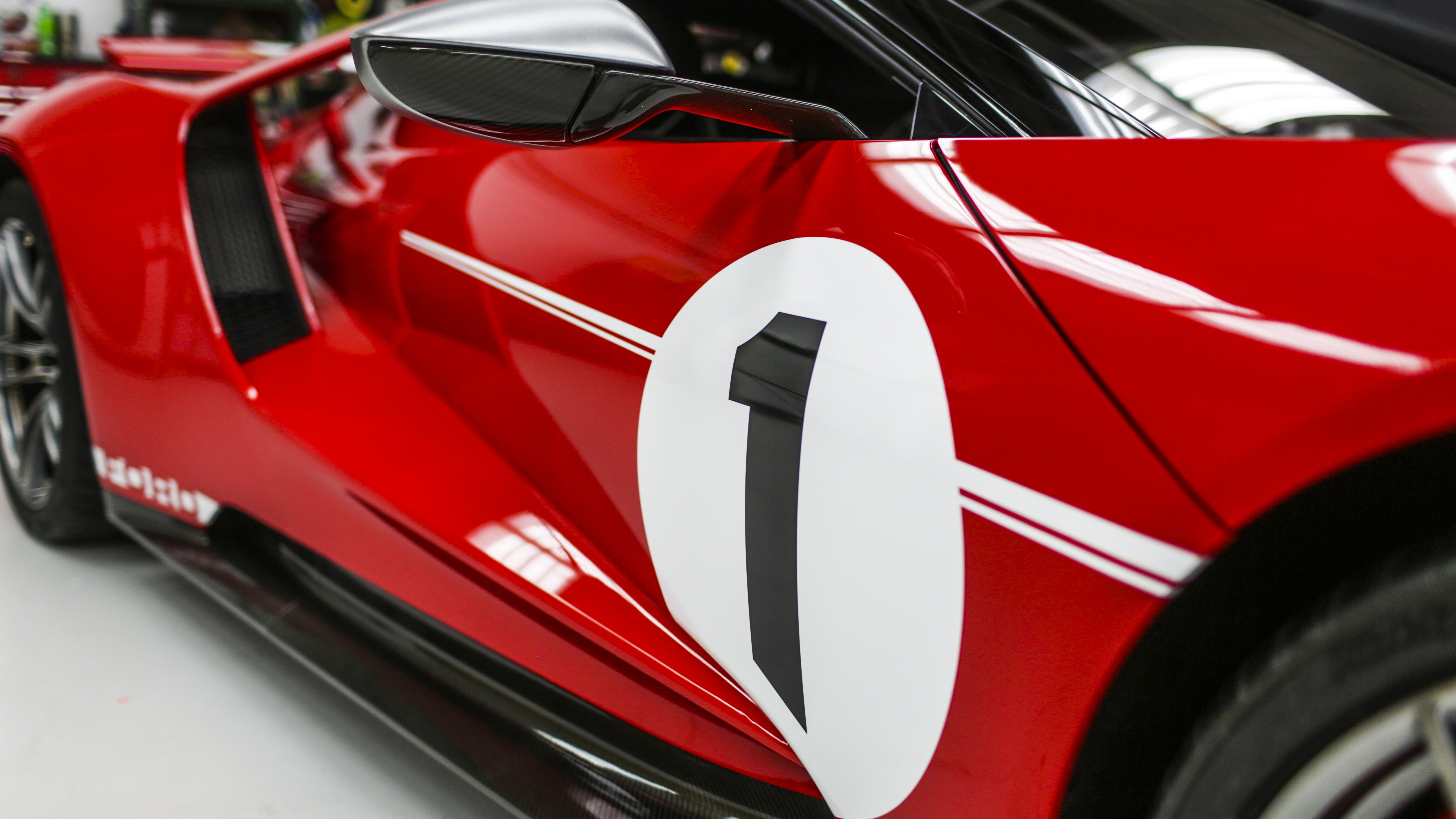 number, 5K, coupe, sports, Cars 2018, black, Ford GT 67 Heritage Edition, red, 4k, decal, HD Wallpaper