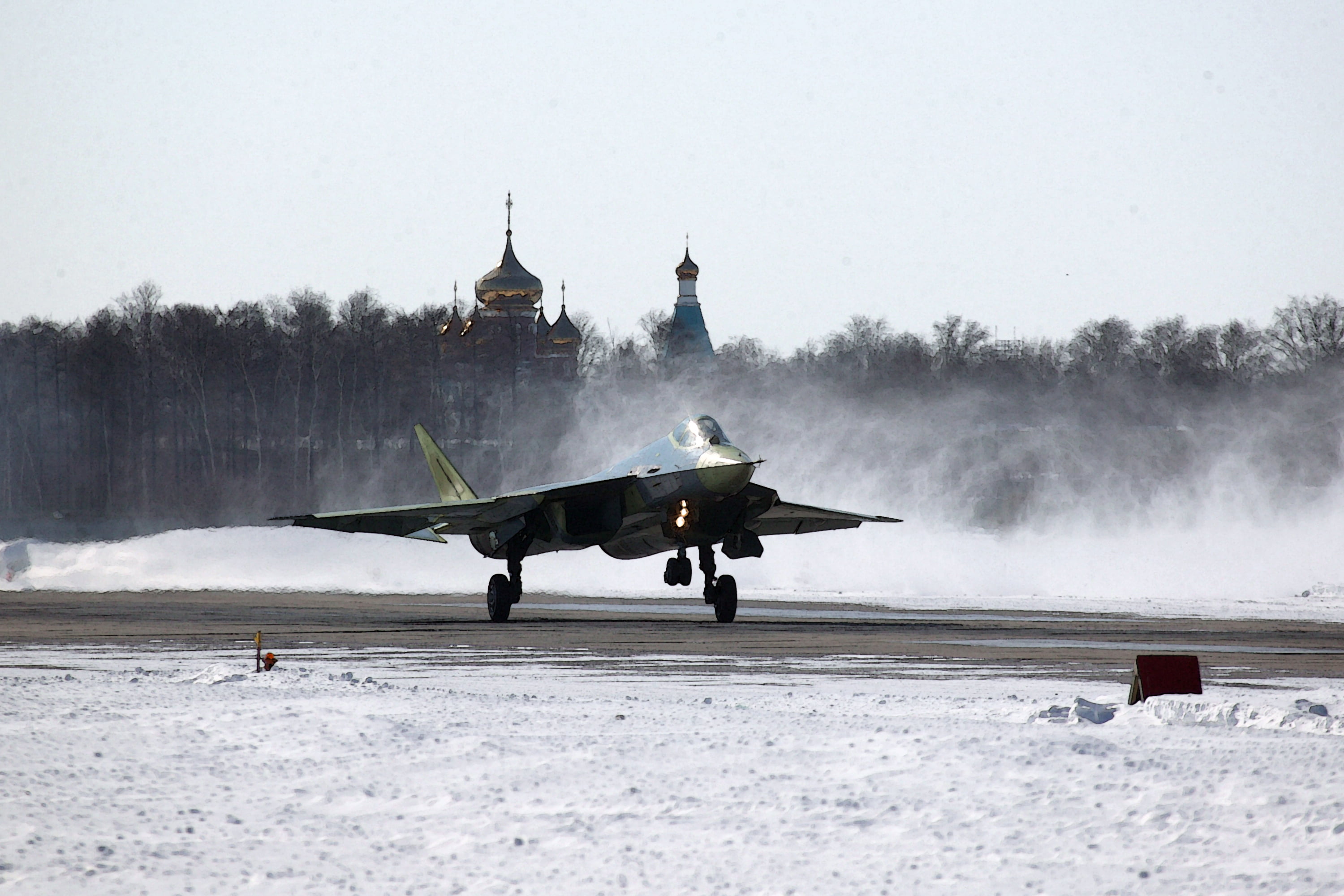 Fighter, cold temperature, water, Aviation, PAK FA, military, The plane, The rise, government, on the move, nautical vessel, BBC, transportation, The fifth generation, HD Wallpaper