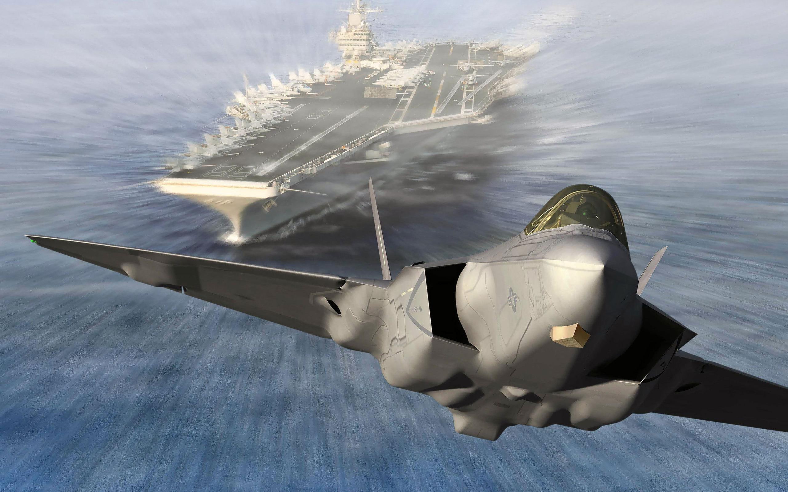 2K, aircraft, jet fighter, jet, carrier, HD Wallpaper