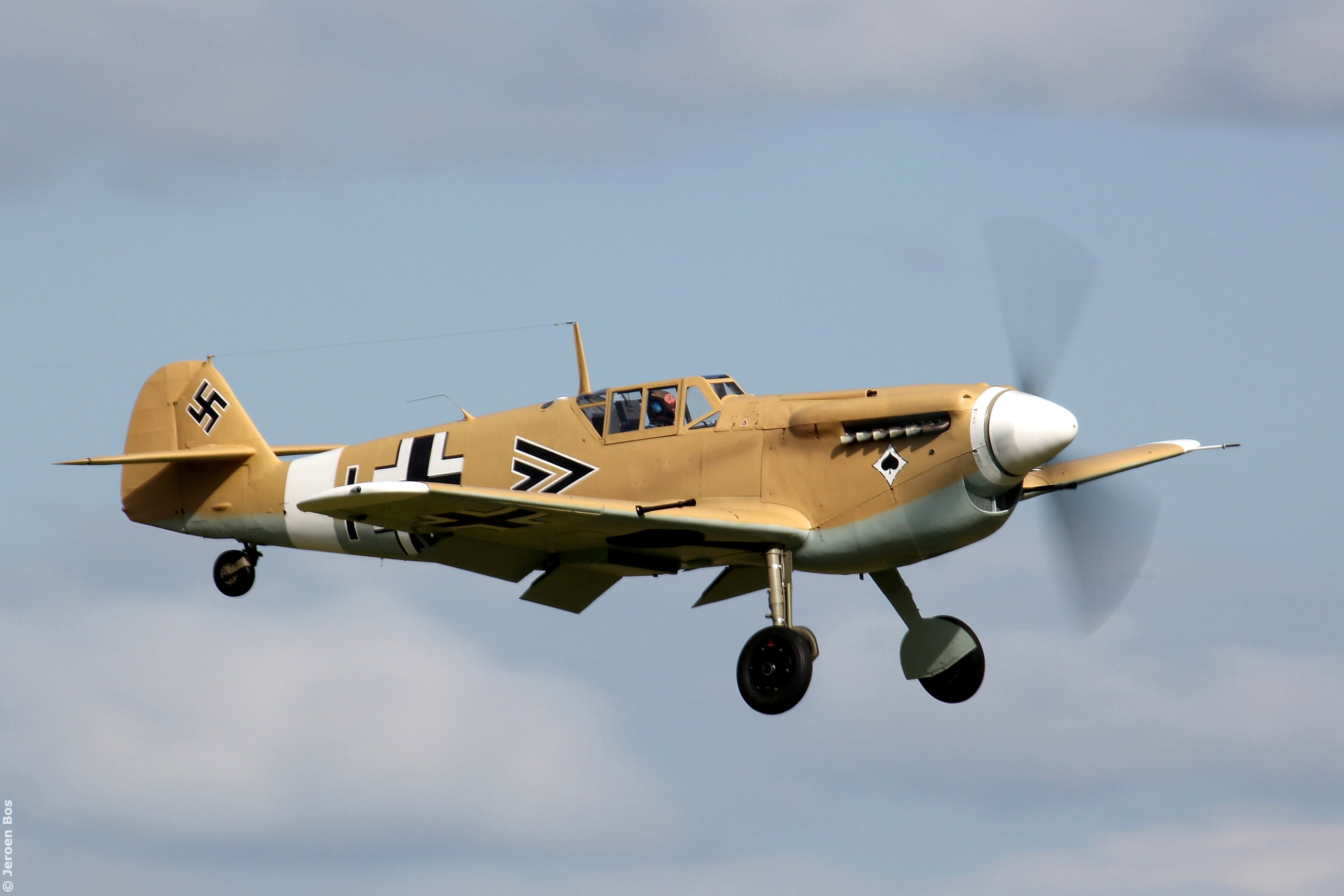 mode of transportation, day, single-engine, military airplane, mid-air, flying, air vehicle, airplane, fighter, the plane, nature, German, transportation, HD Wallpaper