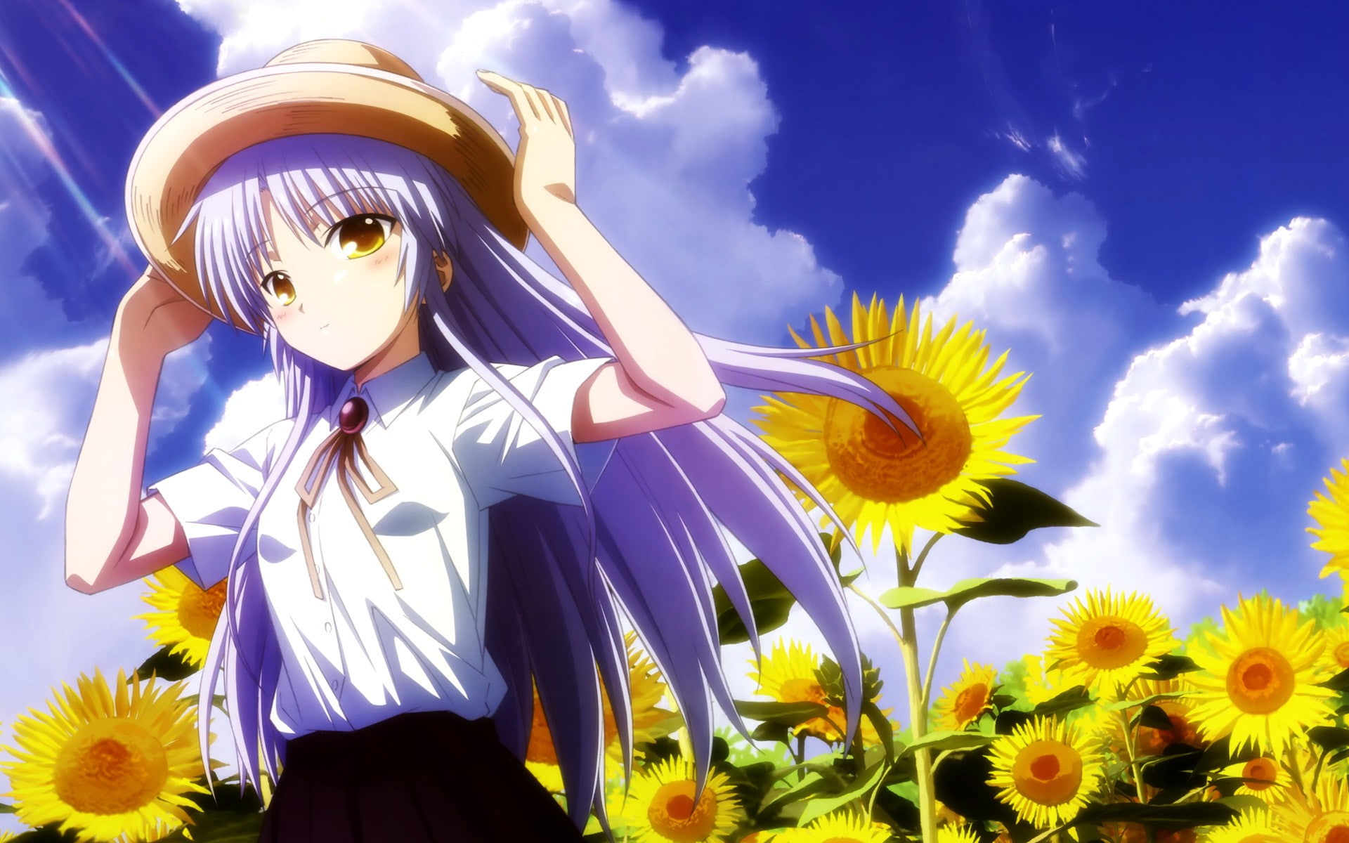 1080P, anime girls, Angel Beats!, Tachibana Kanade, anime, HD Wallpaper