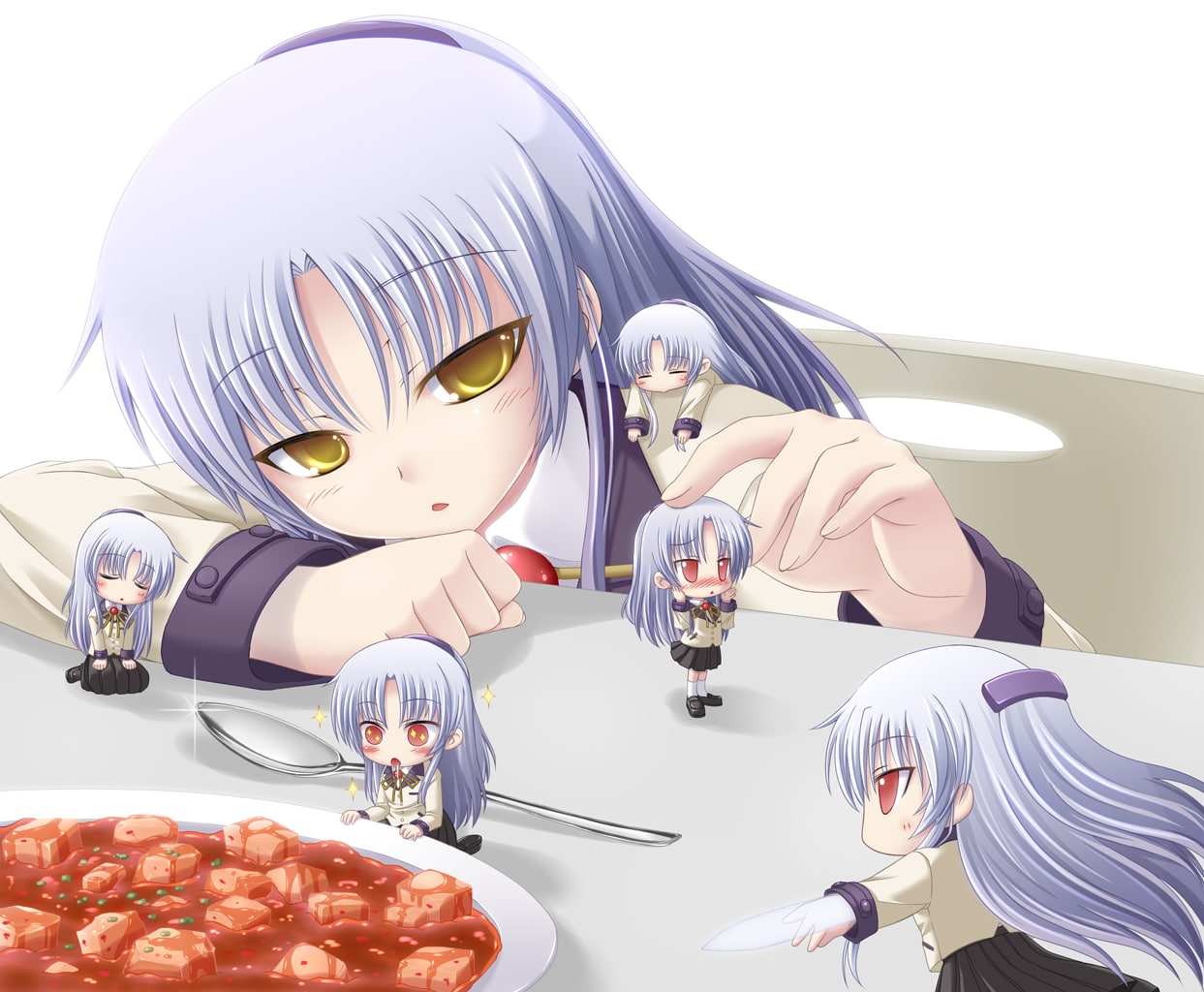 anime girls, 480P, Angel Beats!, Tachibana Kanade, anime, HD Wallpaper