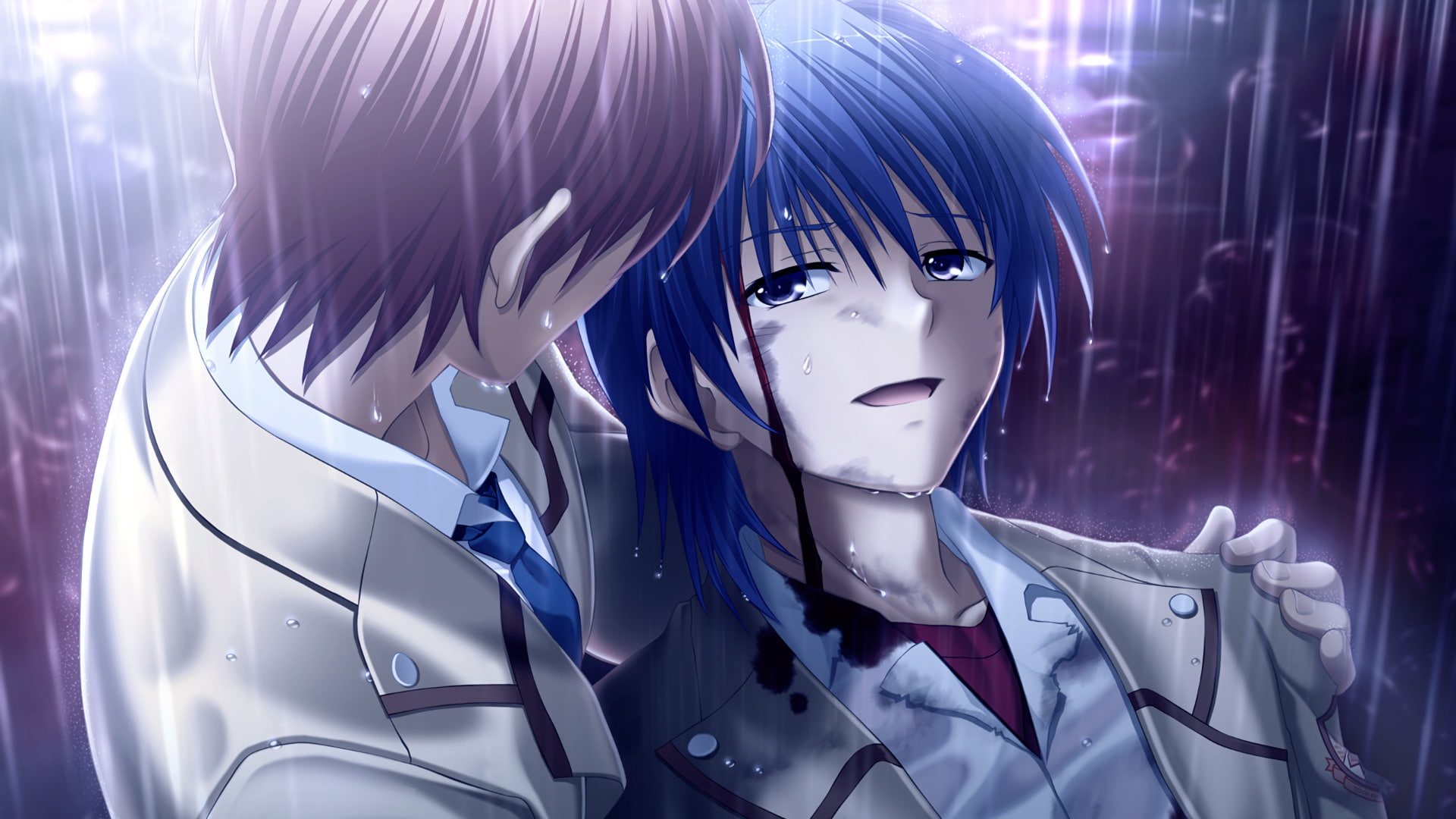 Hinata Hideki, Yuzuru Otonashi, Angel Beats!, Anime, 1080P, HD Wallpaper