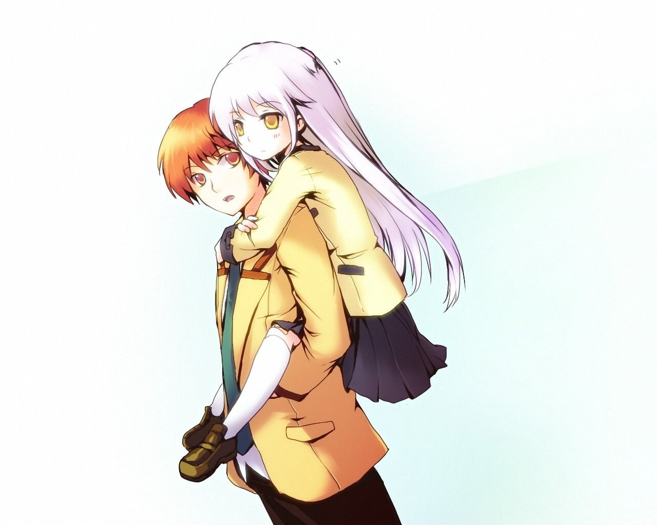 Angel Beats!, 720P, Kanade Tachibana, Yuzuru Otonashi, Anime, HD Wallpaper