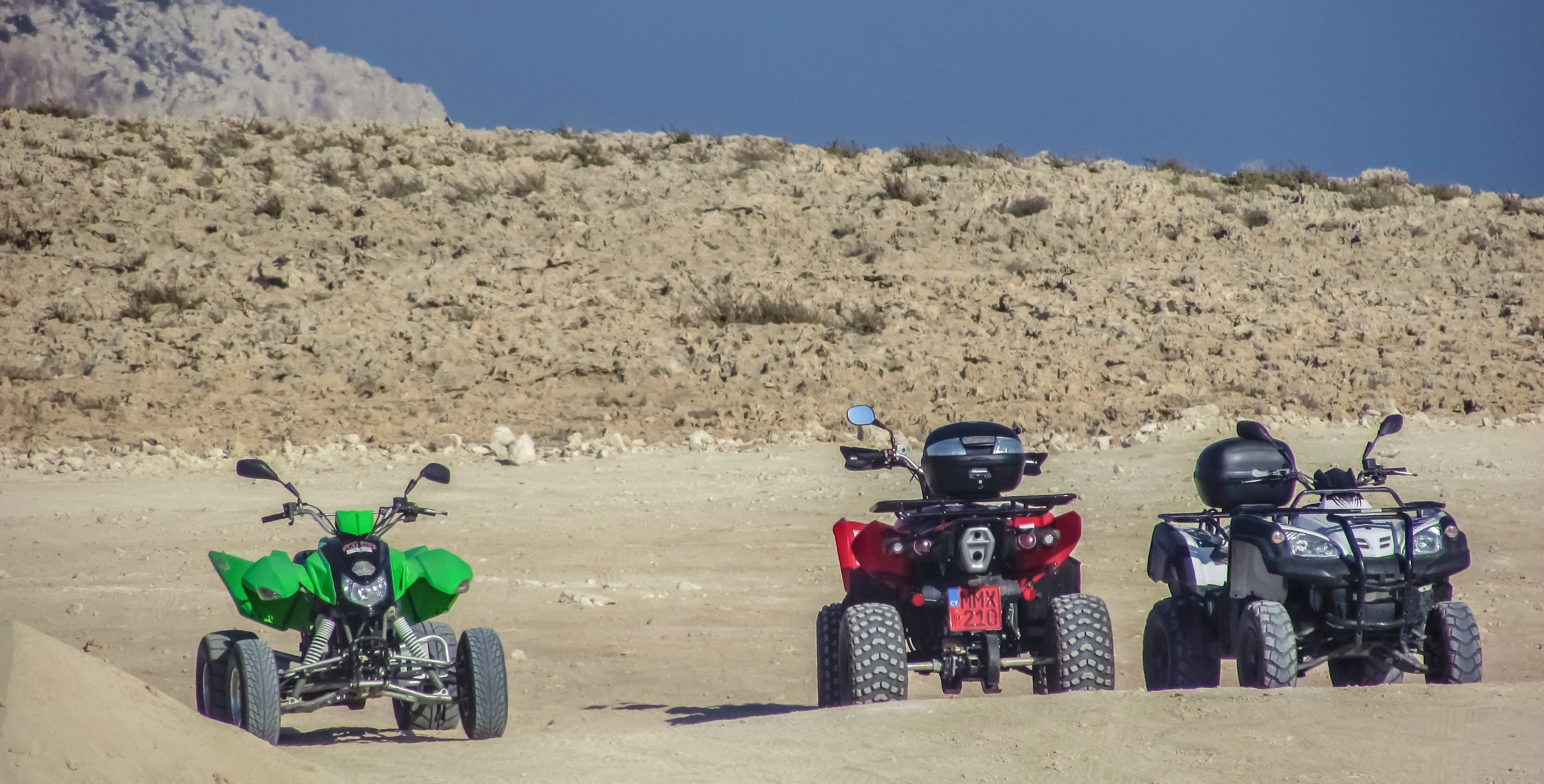 sport, 4 wheel, off-road, adventure, environment, day, 4K, travel, driving, motor vehicle, quadbike, Vehicle, no people, land, sky, cyprus, summer, competition, HD Wallpaper