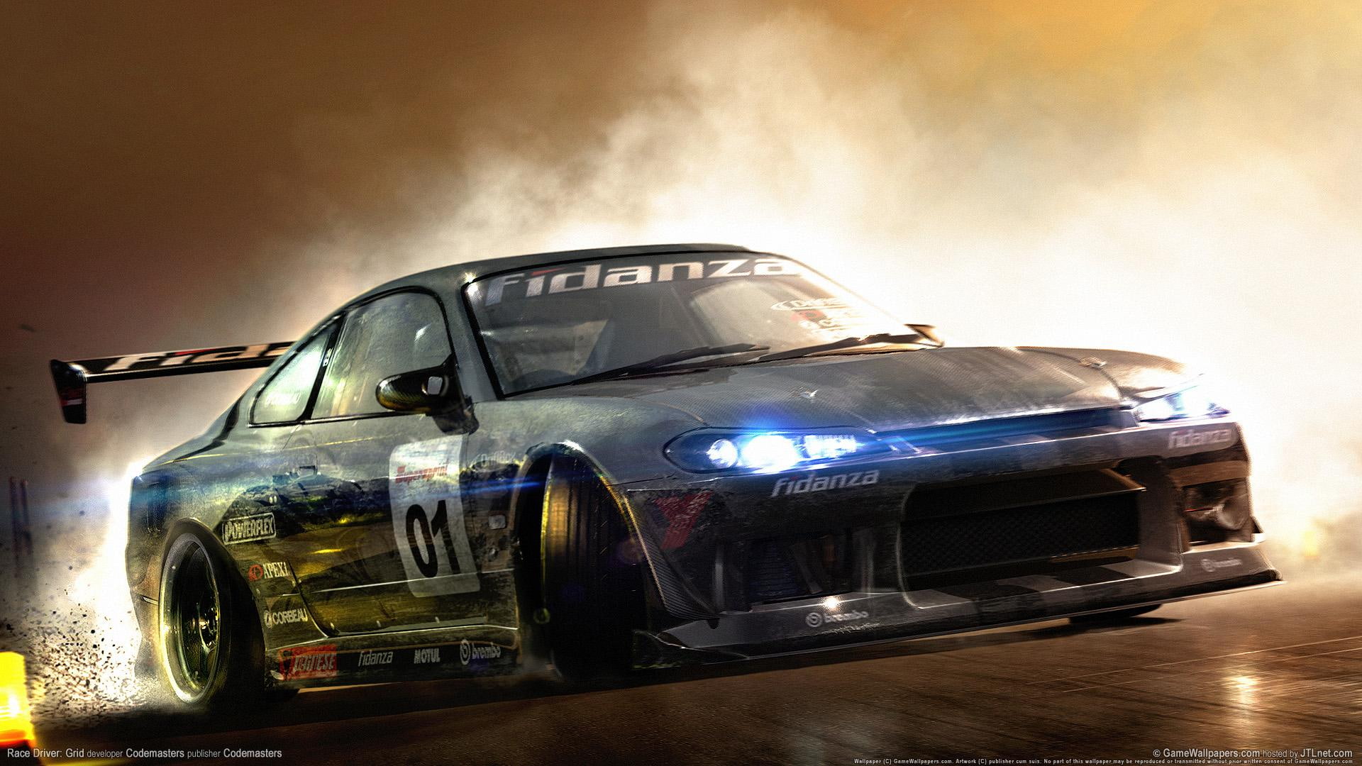 1080P, driver, fidanza, race, stock, grid, black, games, car, HD Wallpaper