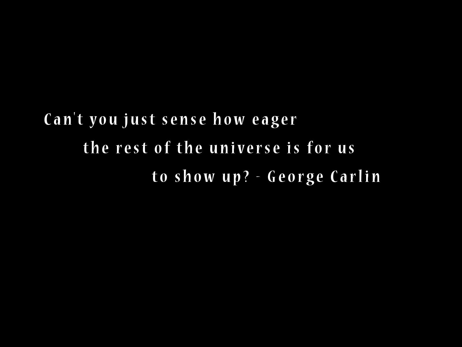 eager, george, 720P, carlin, black, HD Wallpaper