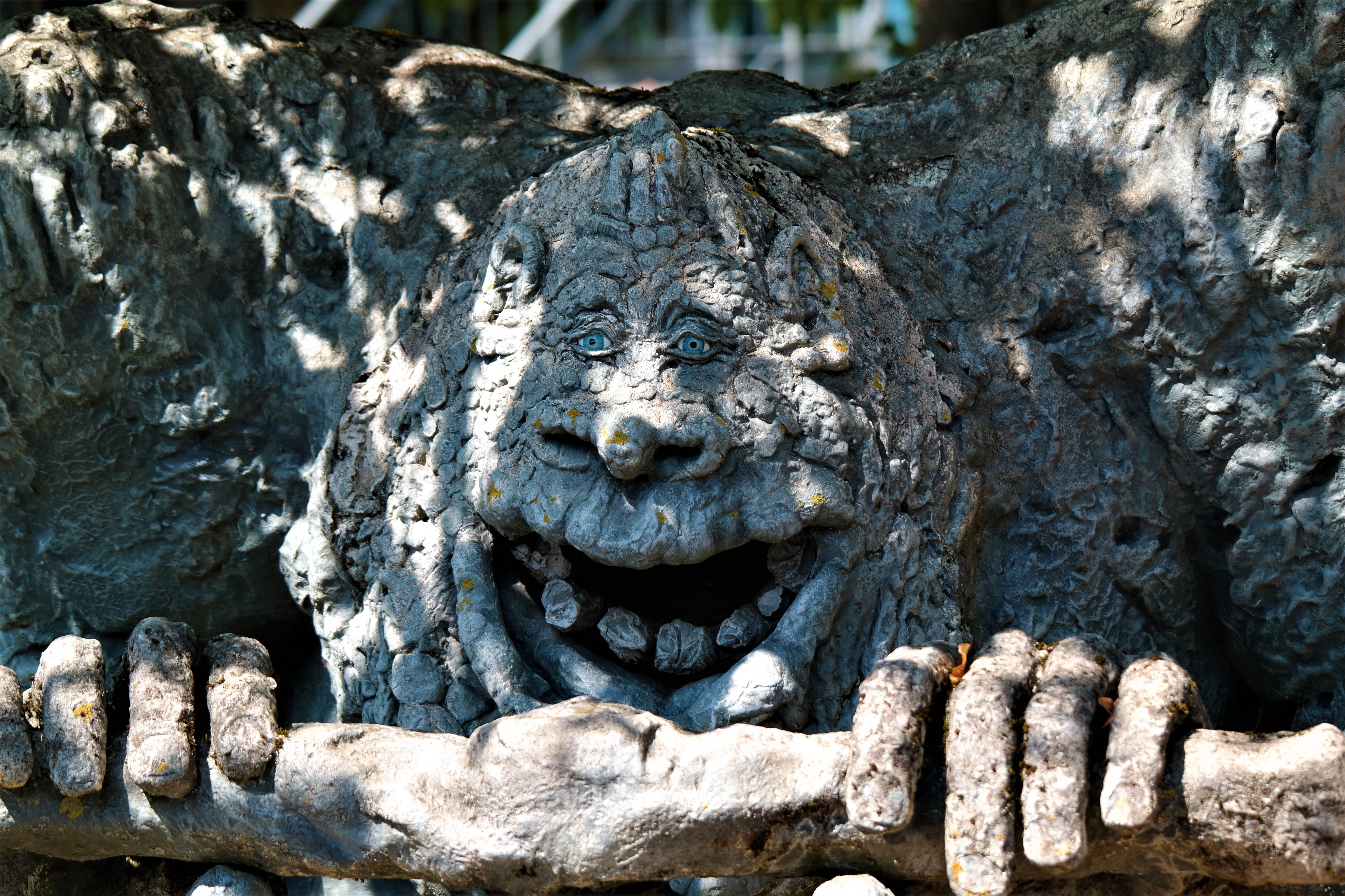 rock biter, art and craft, sculpture, sunlight, film, craft, old, close-up, prop, creativity, human representation, solid, 5K, never-ending story, animal wildlife, HD Wallpaper