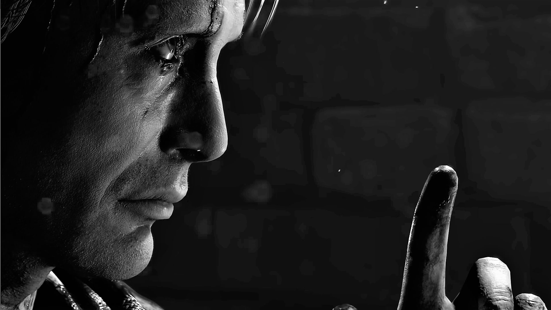 monochrome, video games, Mads Mikkelsen, Death Stranding, 1080P, HD Wallpaper
