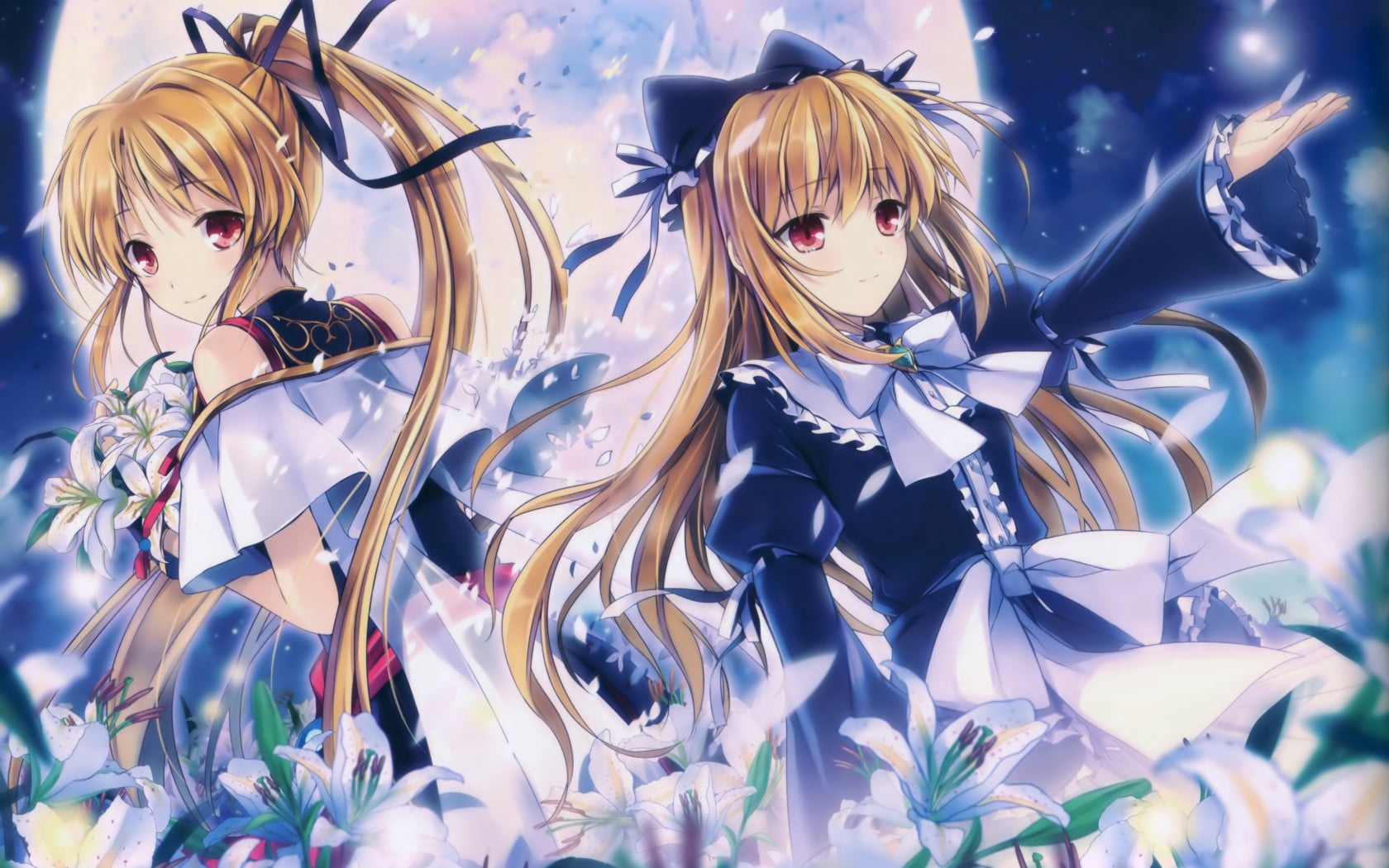 blue, art and craft, wreathlit noel, 720P, indoors, haired, day, choice, focus on foreground, visual novel, celebration, female, representation, close-up, HD Wallpaper
