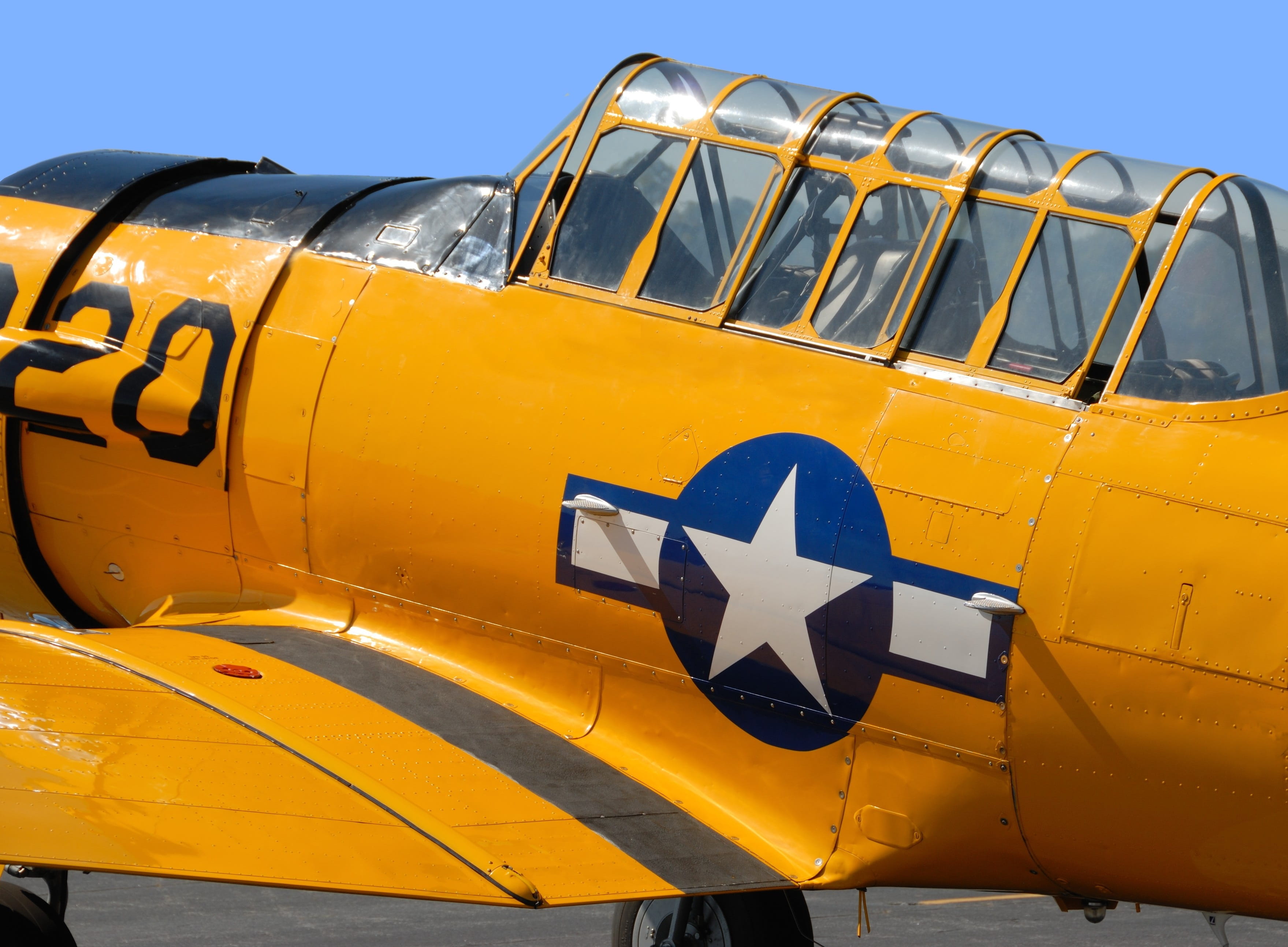 stationary, Military, power, history, wing, no people, plane, nostalgia, Vintage, fly, fighter, pilot, fuselage, antique, clear sky, transport, public transportation, HD Wallpaper