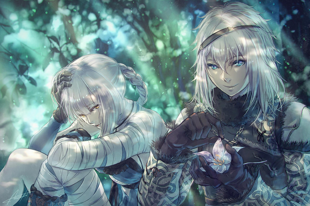 720P, NieR, NieR Replicant, Kaine (NieR), anime, HD Wallpaper