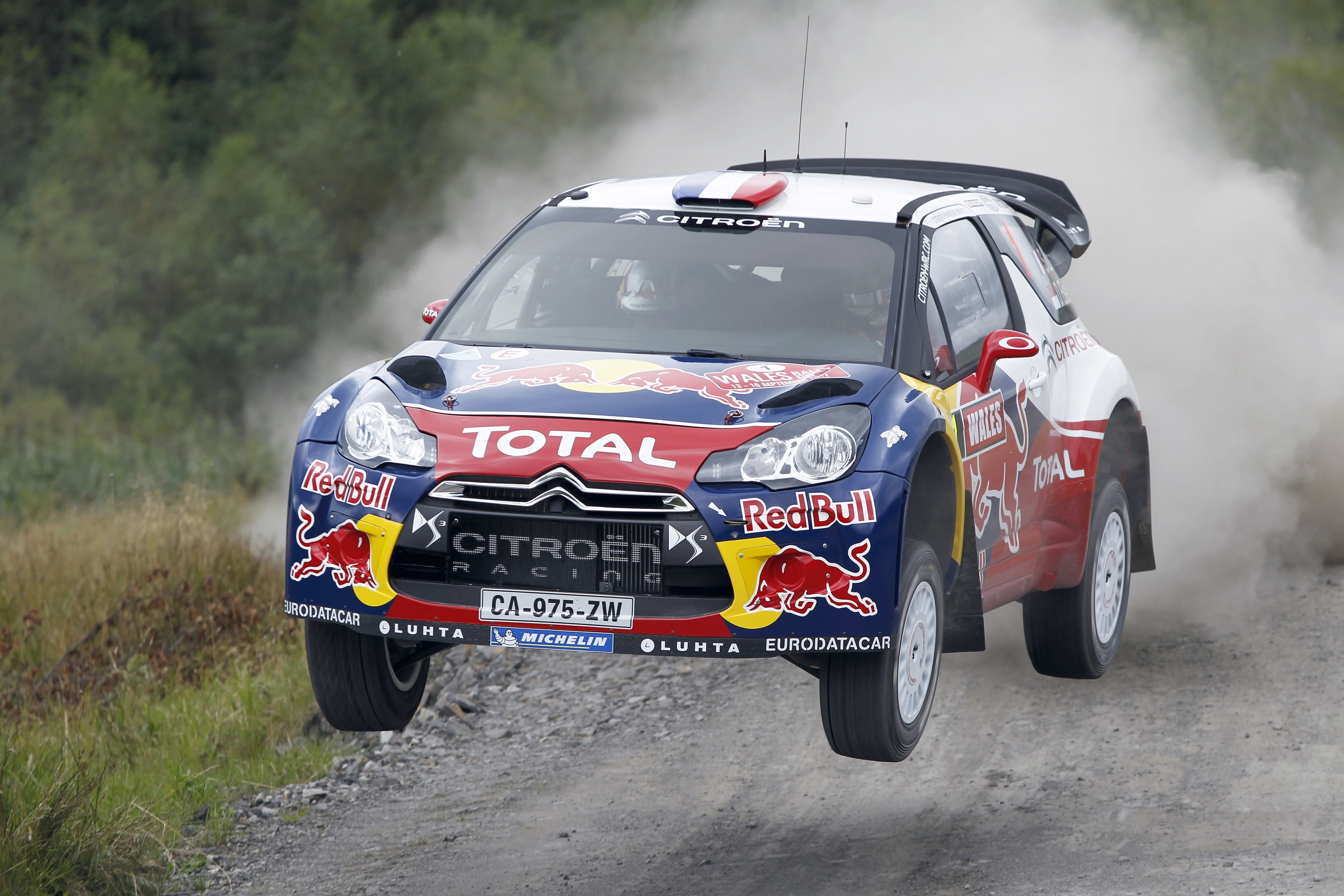 Rally, WRC, In the air, The front, Sebastien Loeb, Flies, DS3, 2K, Citroen, Speed, Race, HD Wallpaper