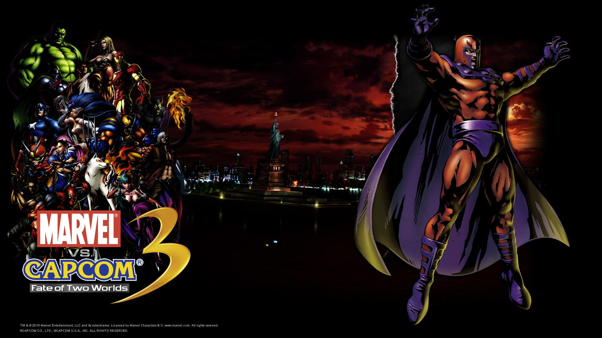 Marvel vs. Capcom, Marvel vs. Capcom 3: Fate of Two Worlds, 1080P, Video Game, HD Wallpaper
