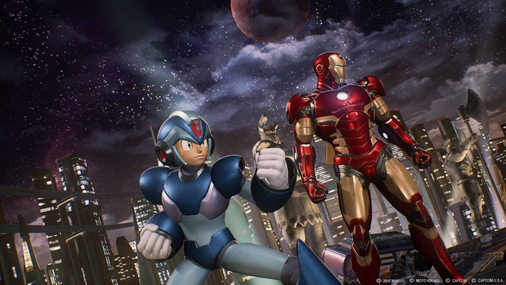 1080P, Iron Man, Marvel vs. Capcom 3: Fate of Two Worlds, Video Game, Mega Man X, Marvel vs. Capcom, HD Wallpaper