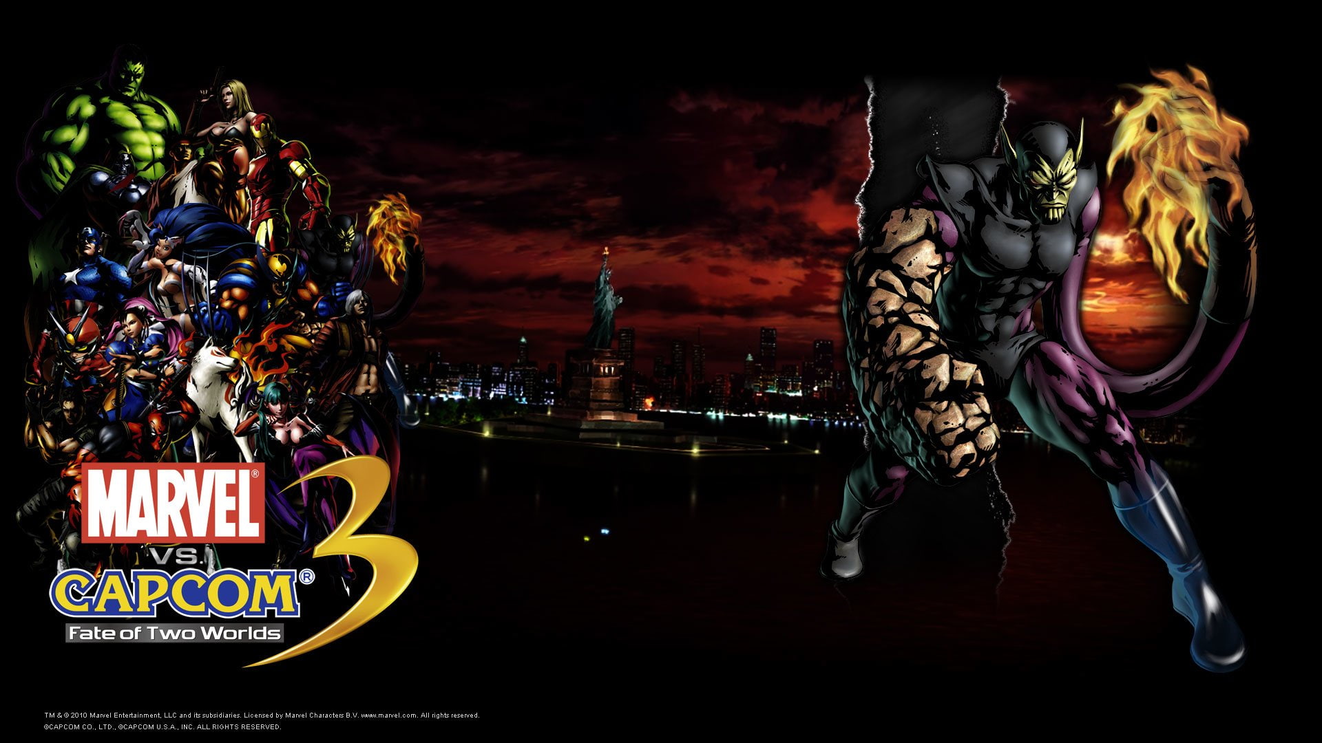 1080P, Video Game, Marvel vs. Capcom, Marvel vs. Capcom 3: Fate of Two Worlds, HD Wallpaper