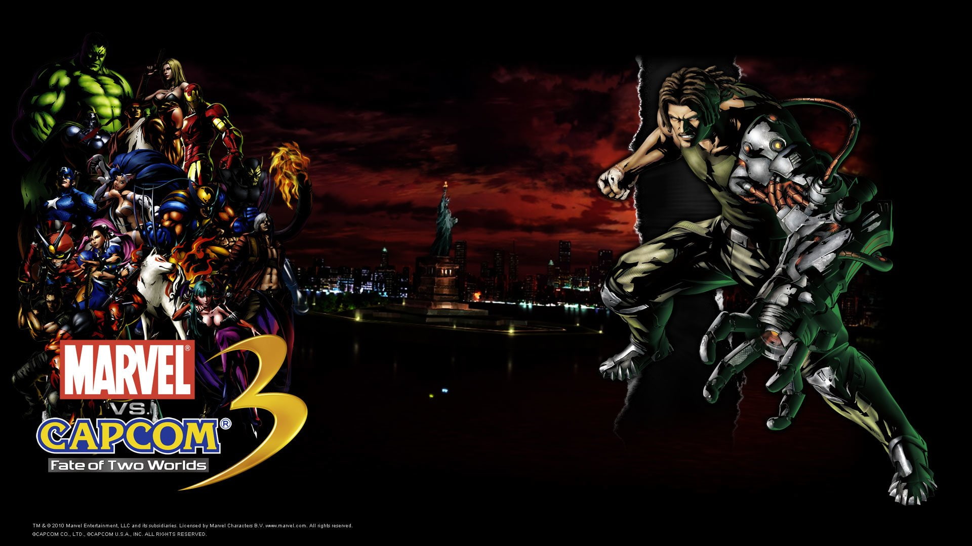 Video Game, 1080P, Marvel vs. Capcom 3: Fate of Two Worlds, Marvel vs. Capcom, HD Wallpaper