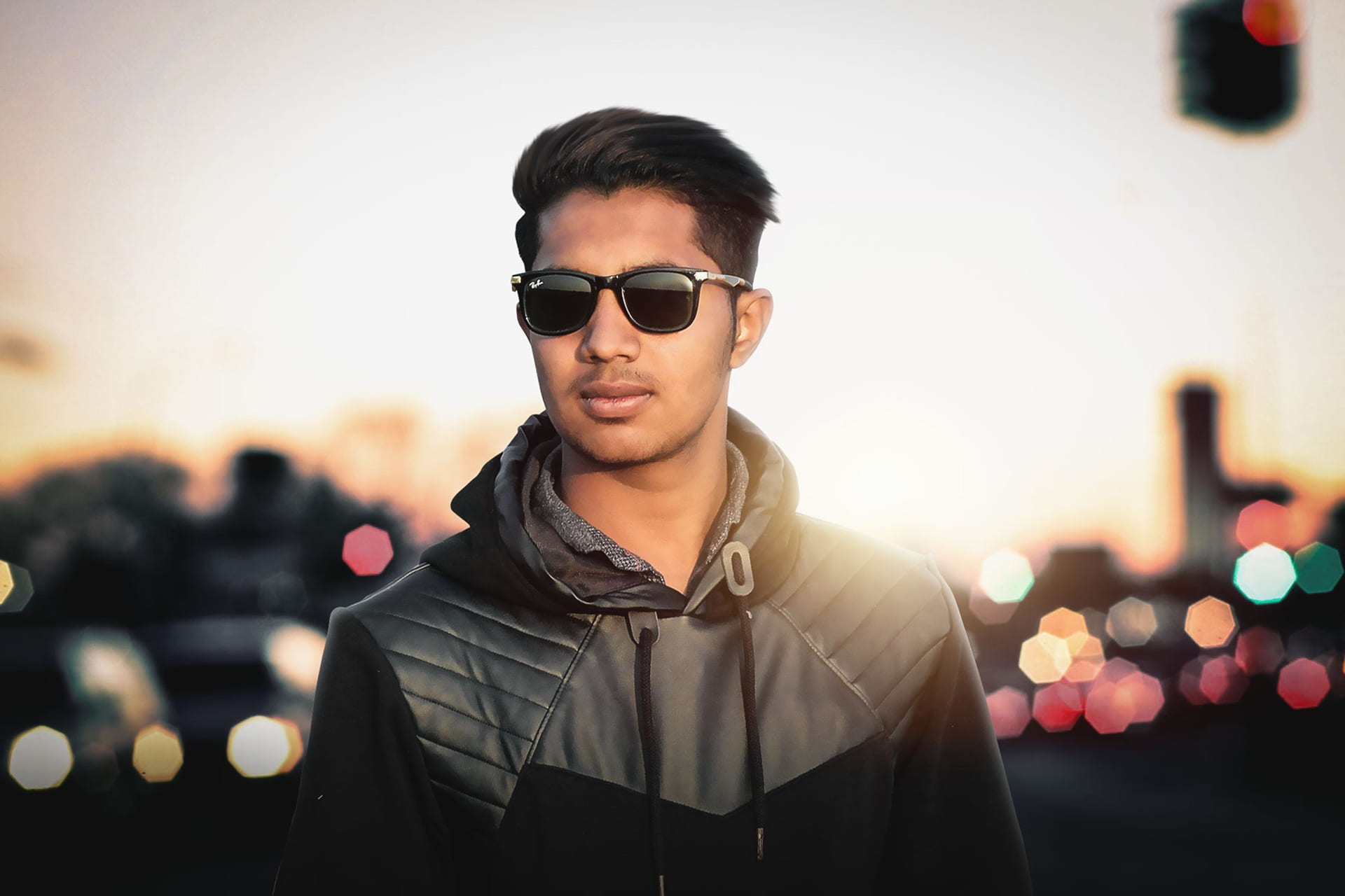 young adult, faiz ahmed, hairstyle, lifestyles, looking at camera, standing, outdoor photography, 1080P, headshot, city, modling photo, beautiful people, HD Wallpaper
