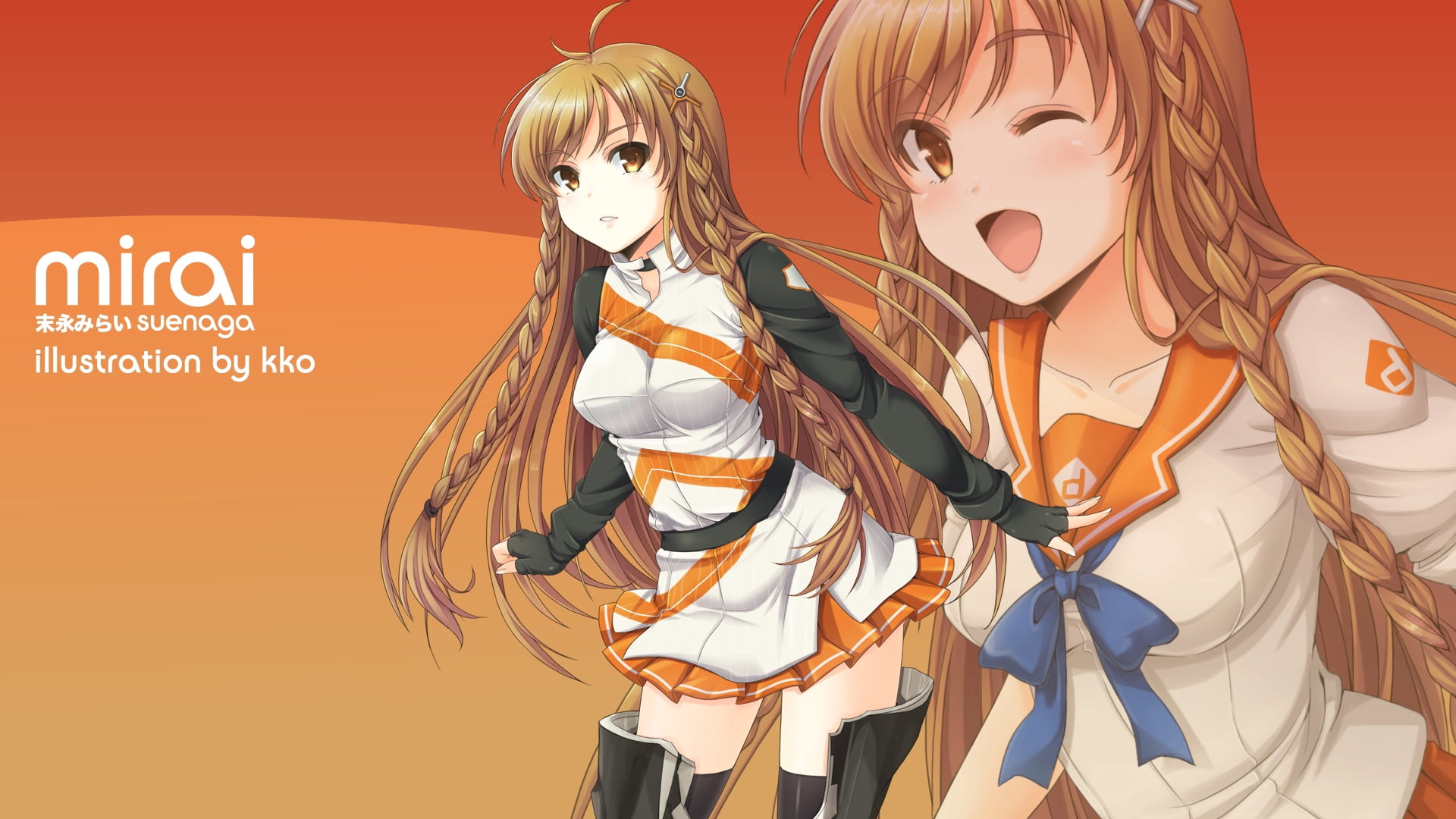 teenage Girls, arts culture and entertainment, fashion, dmyo, people, hairstyle, backgrounds, human Face, beautiful, cartoon, illustration, suenaga mirai, HD Wallpaper