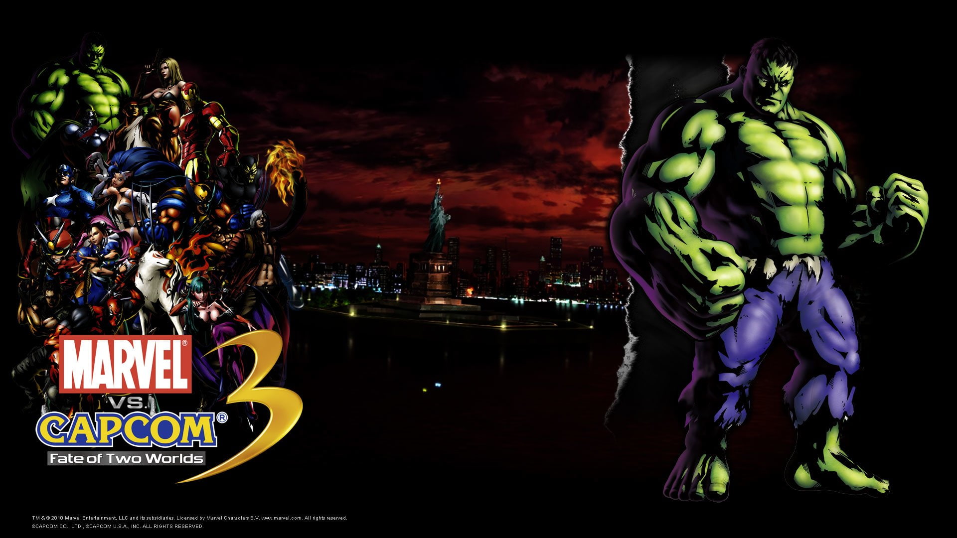 1080P, Marvel vs. Capcom, Marvel vs. Capcom 3: Fate of Two Worlds, Video Game, HD Wallpaper