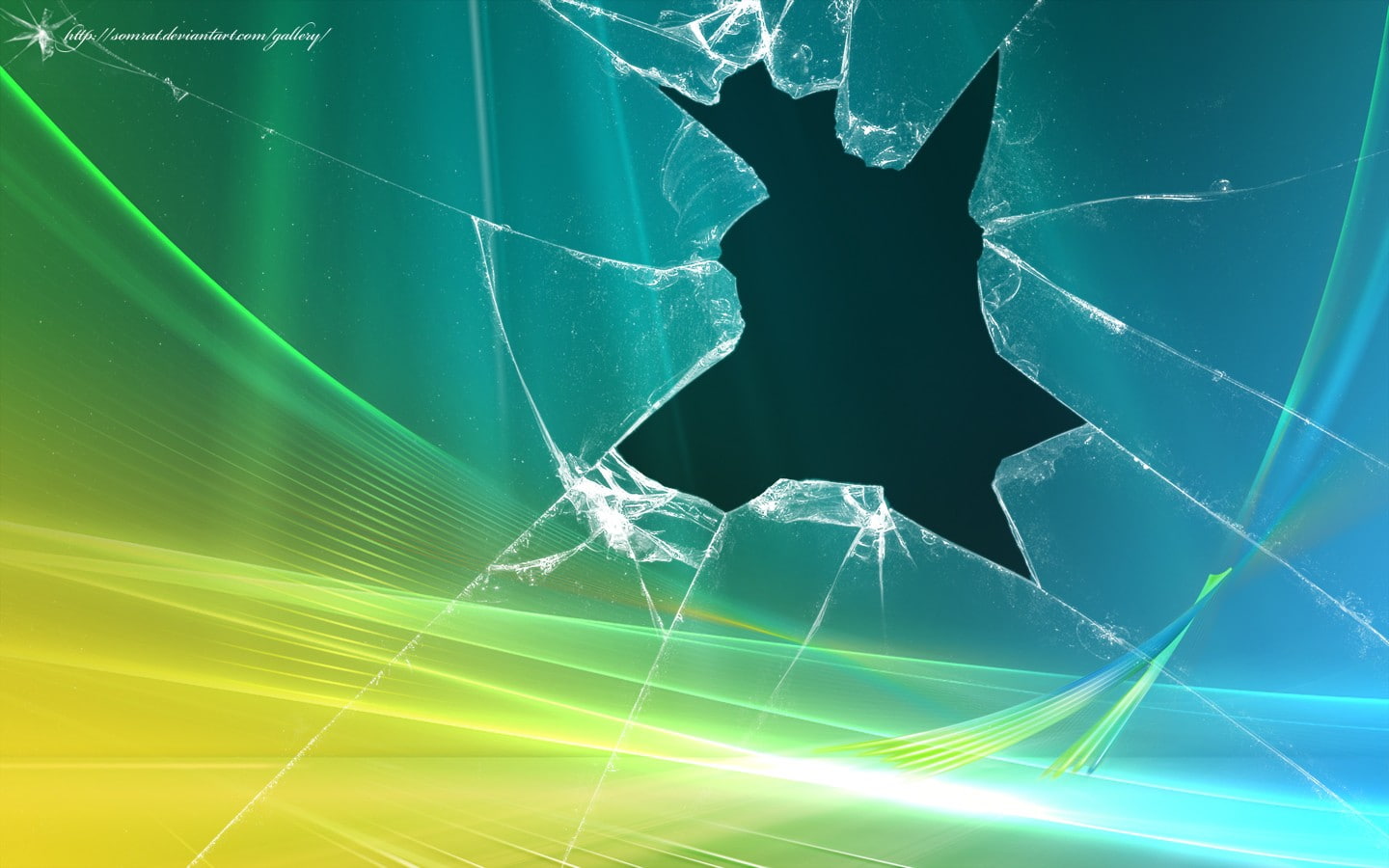 damaged, abstract, digital art, light - natural phenomenon, green color, Microsoft Windows, blue, fragility, data, no people, 720P, turquoise colored, HD Wallpaper