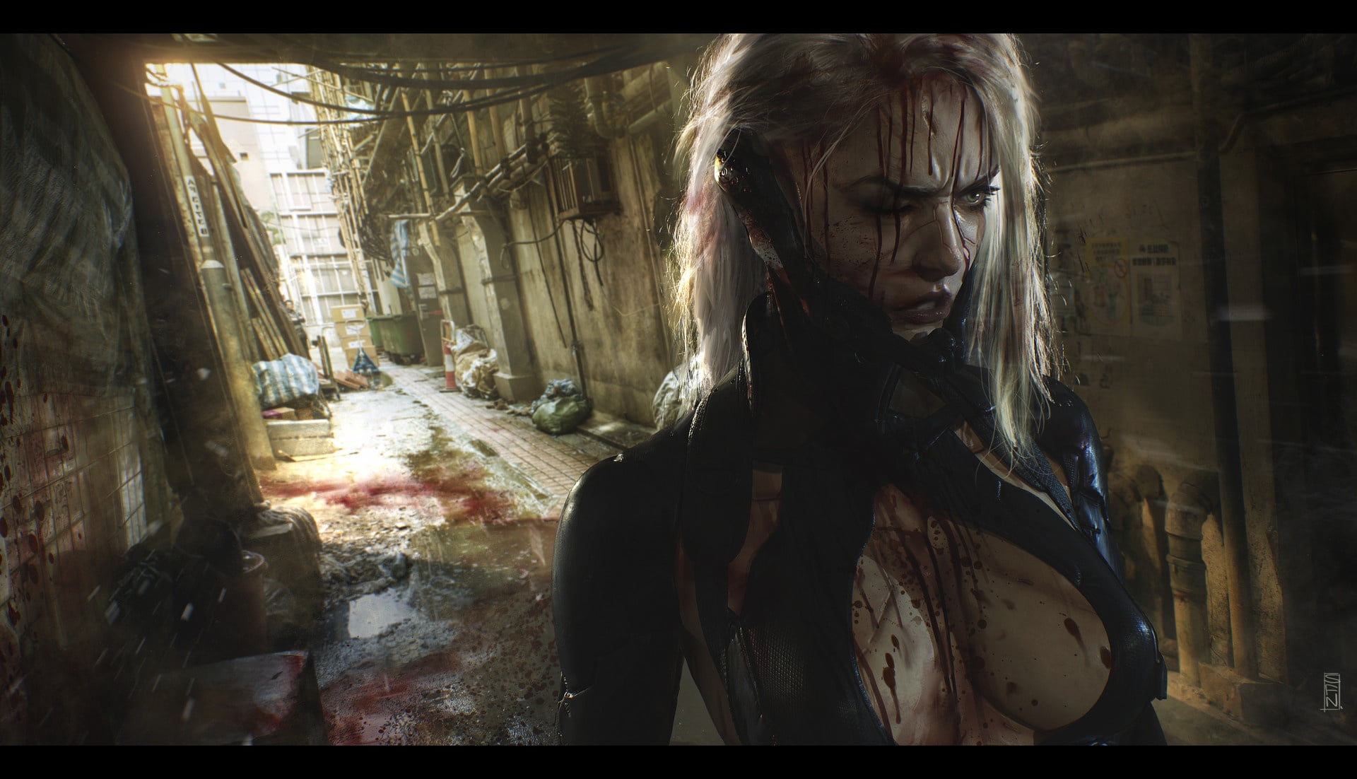 Digital 2D, Concept Art, Science fiction, Cyberpunk, Illustration, 1080P, HD Wallpaper