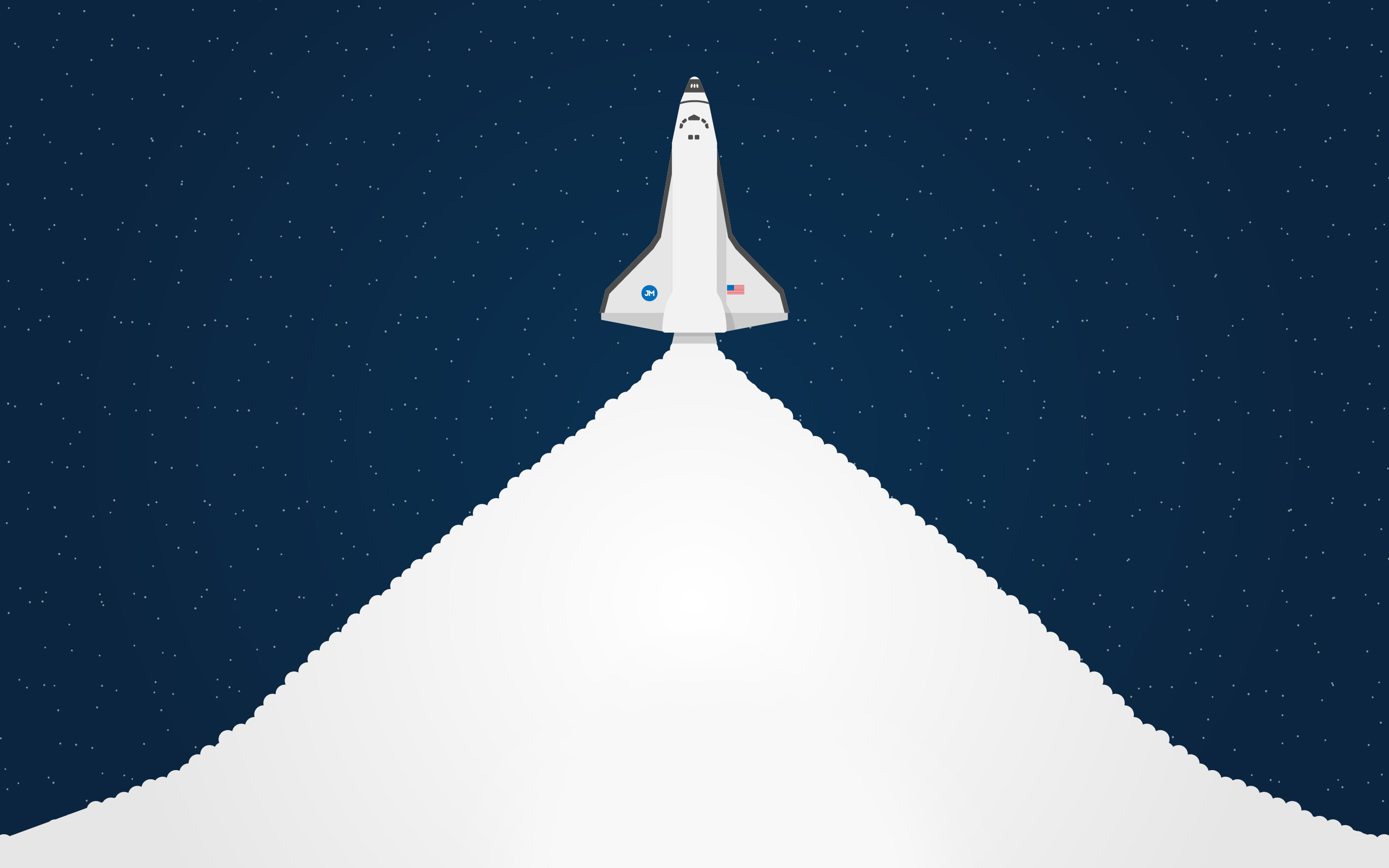 Spacecraft, Minimal, Launch, 2K, Space Shuttle, HD Wallpaper