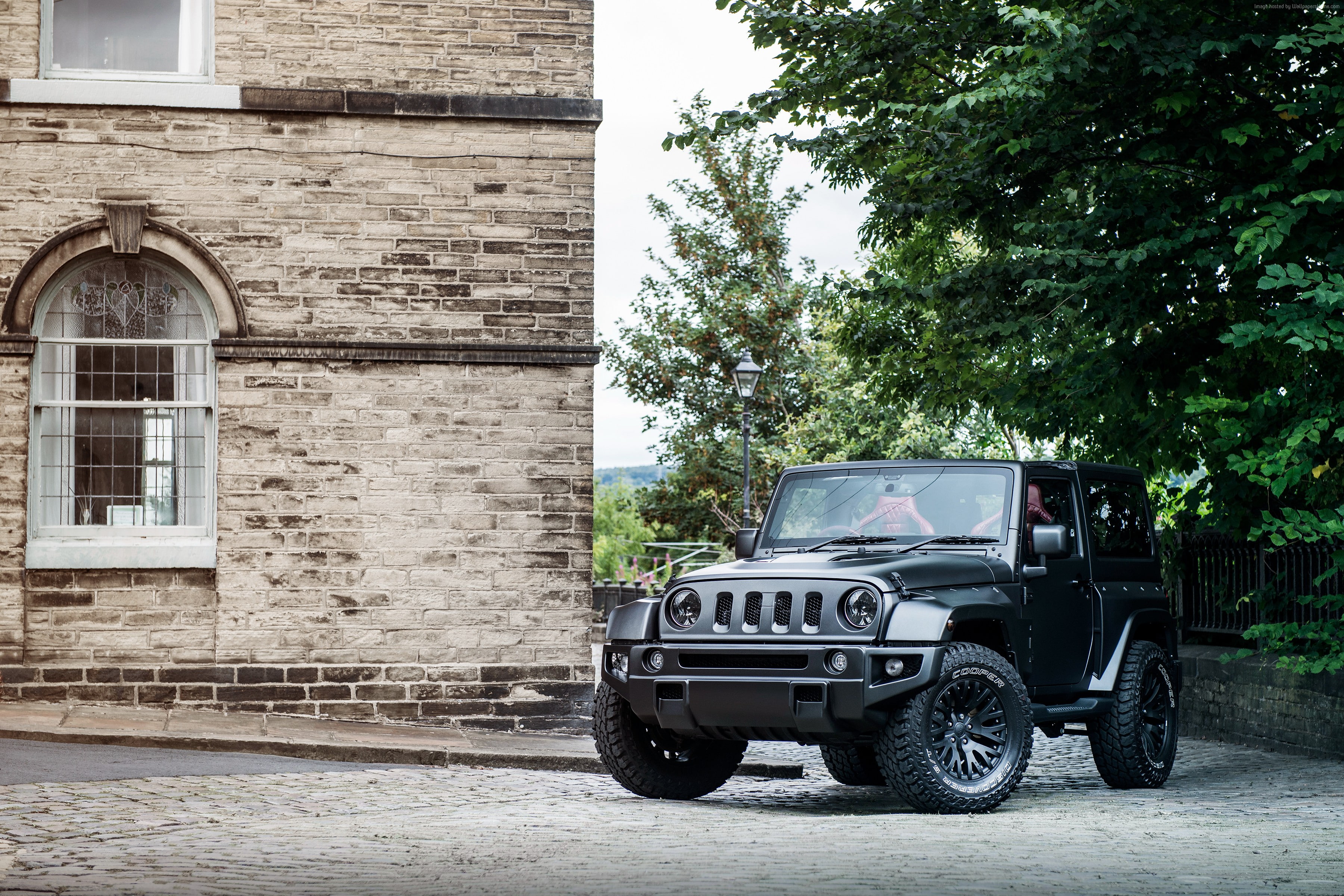 street, land vehicle, parking, building exterior, 2K, SUV, transportation, no people, Black Hawk Edition, motor vehicle, nature, outdoors, day, plant, HD Wallpaper