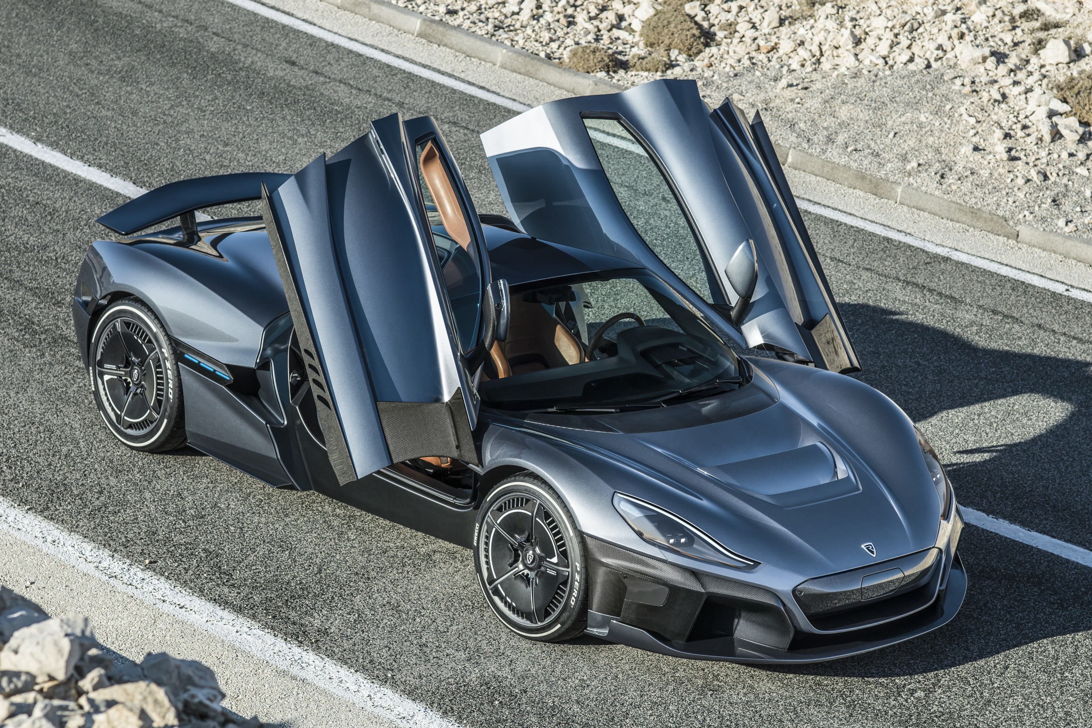 2K, Geneva Motor Show 2018, Rimac C Two, 4K, HD Wallpaper