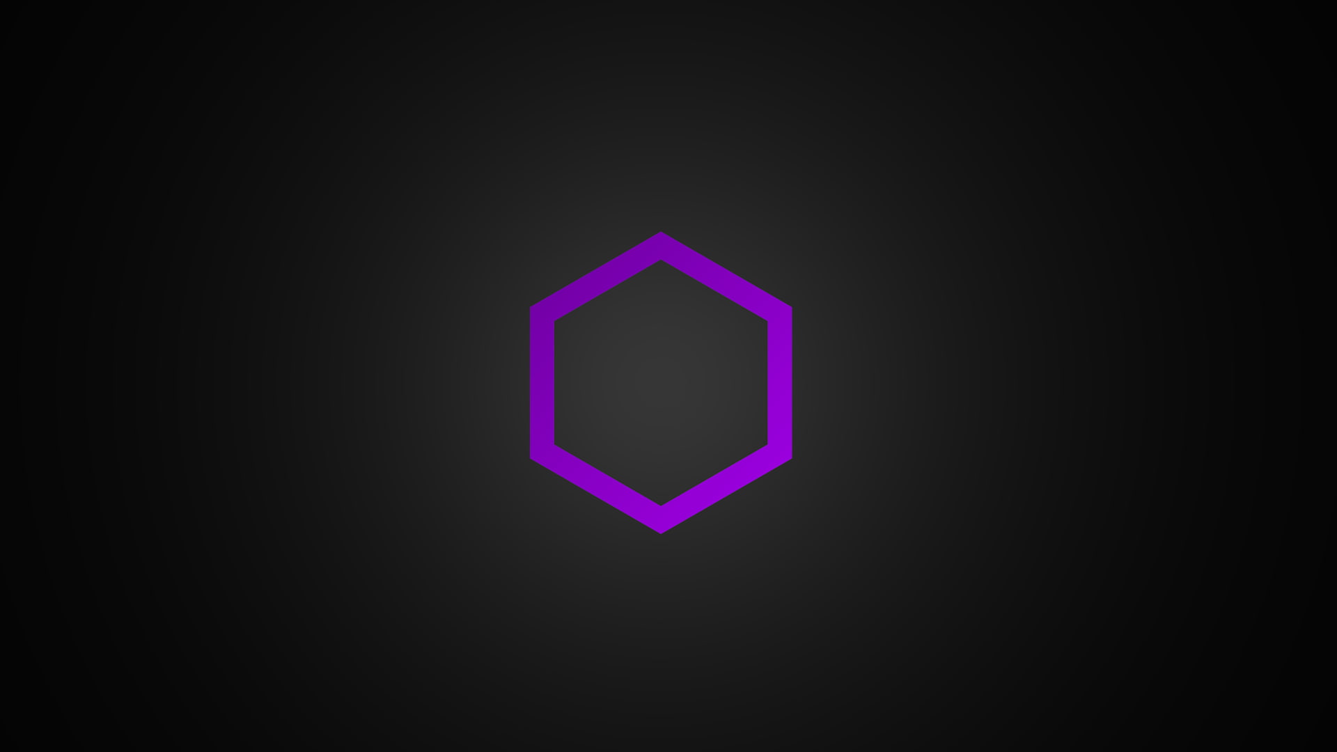 hexagon, minimalism, purple, 1080P, HD Wallpaper