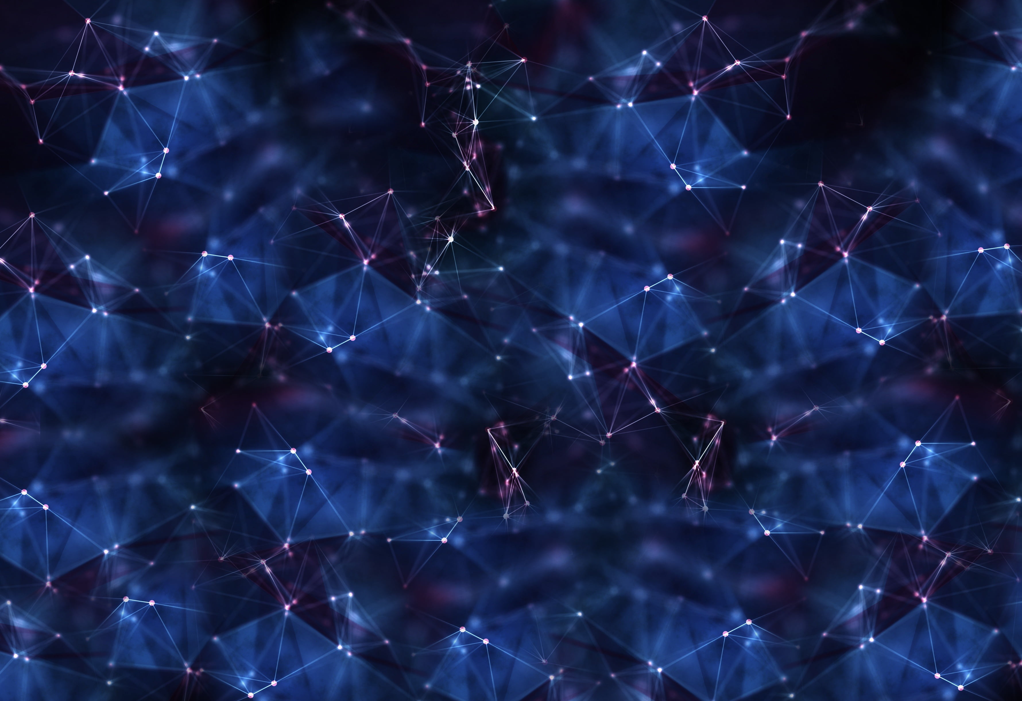 computer Network, cyberspace, connection, fractal, abstraction, reflection, black Color, backgrounds, abstract backgrounds, defocused, close-up, space, HD Wallpaper