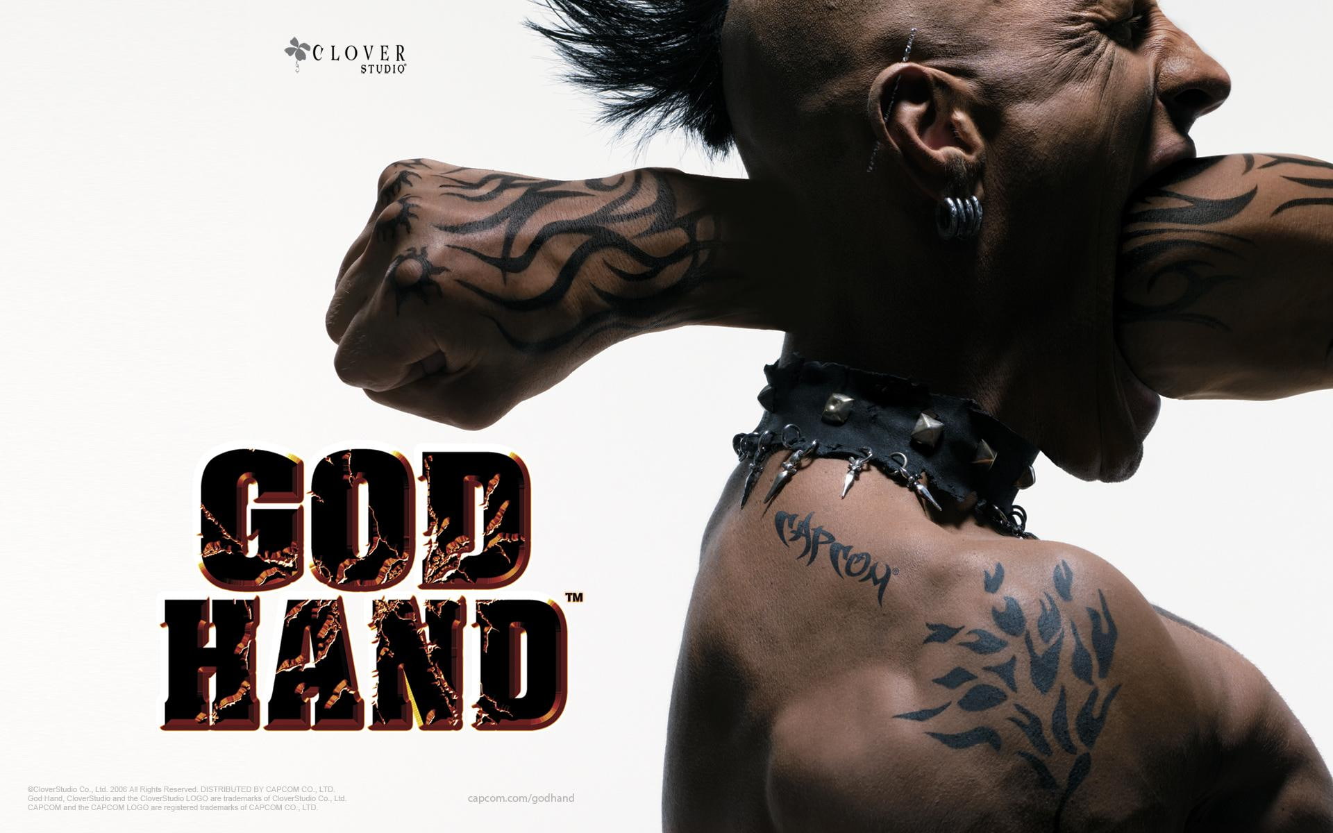 fist, tattoos, hd, god, punch, 1080P, hand, video games, HD Wallpaper