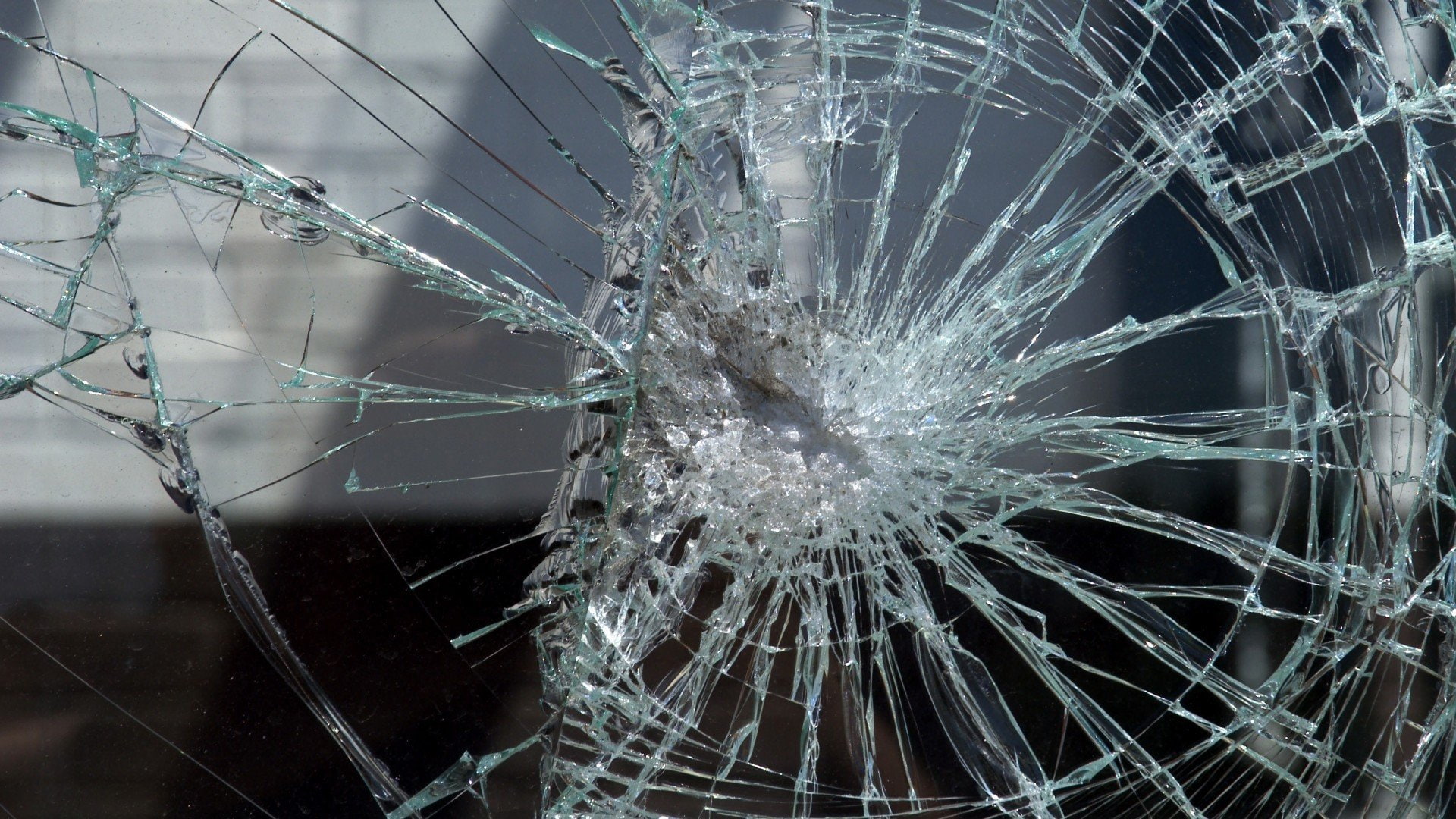 pattern, 1080P, Shattered, window, bokeh, Broken, glass, abstract, psychedelic, Crack, HD Wallpaper