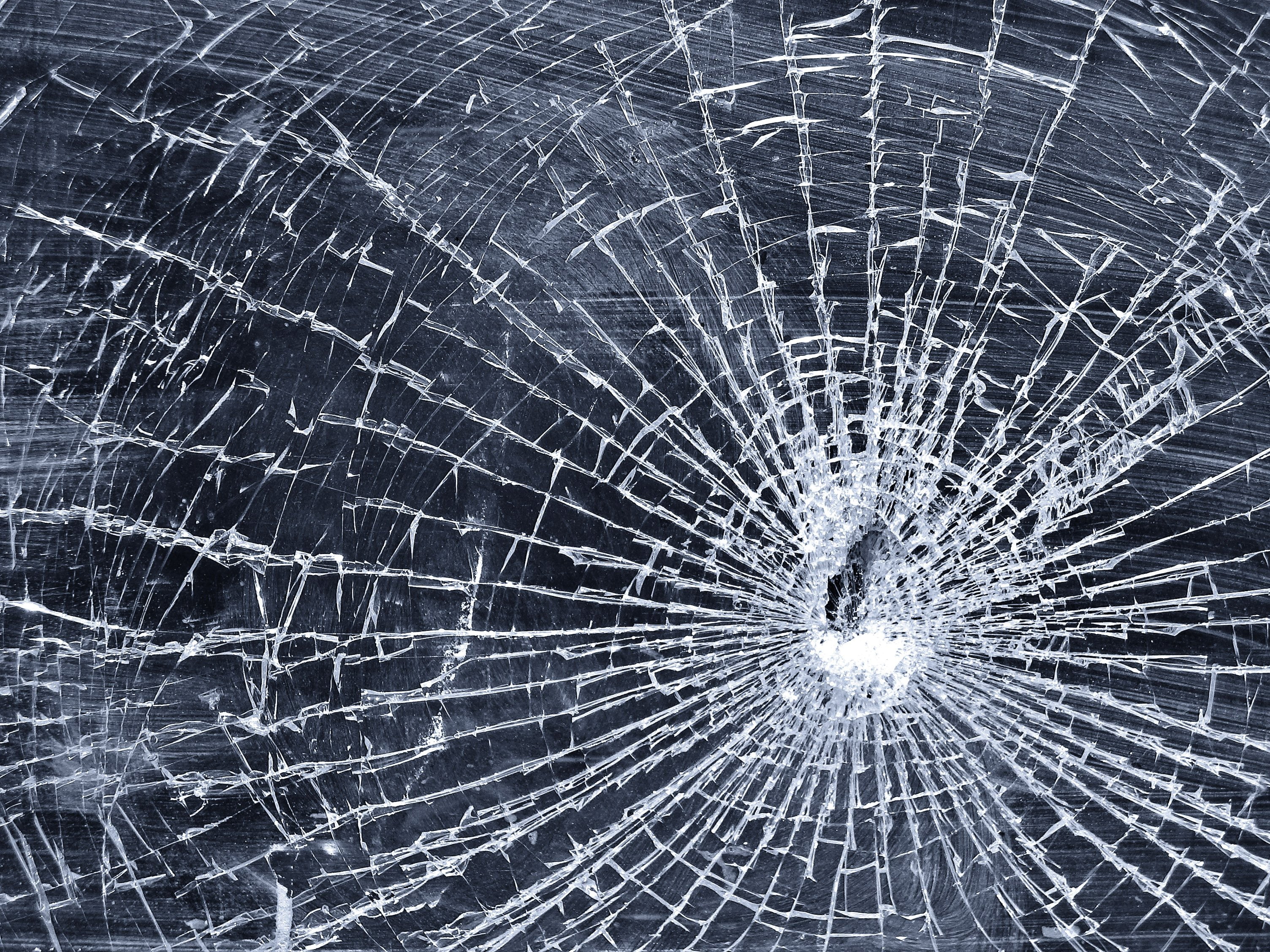 abstract, Crack, Broken, 2K, psychedelic, pattern, glass, bokeh, Shattered, window, HD Wallpaper