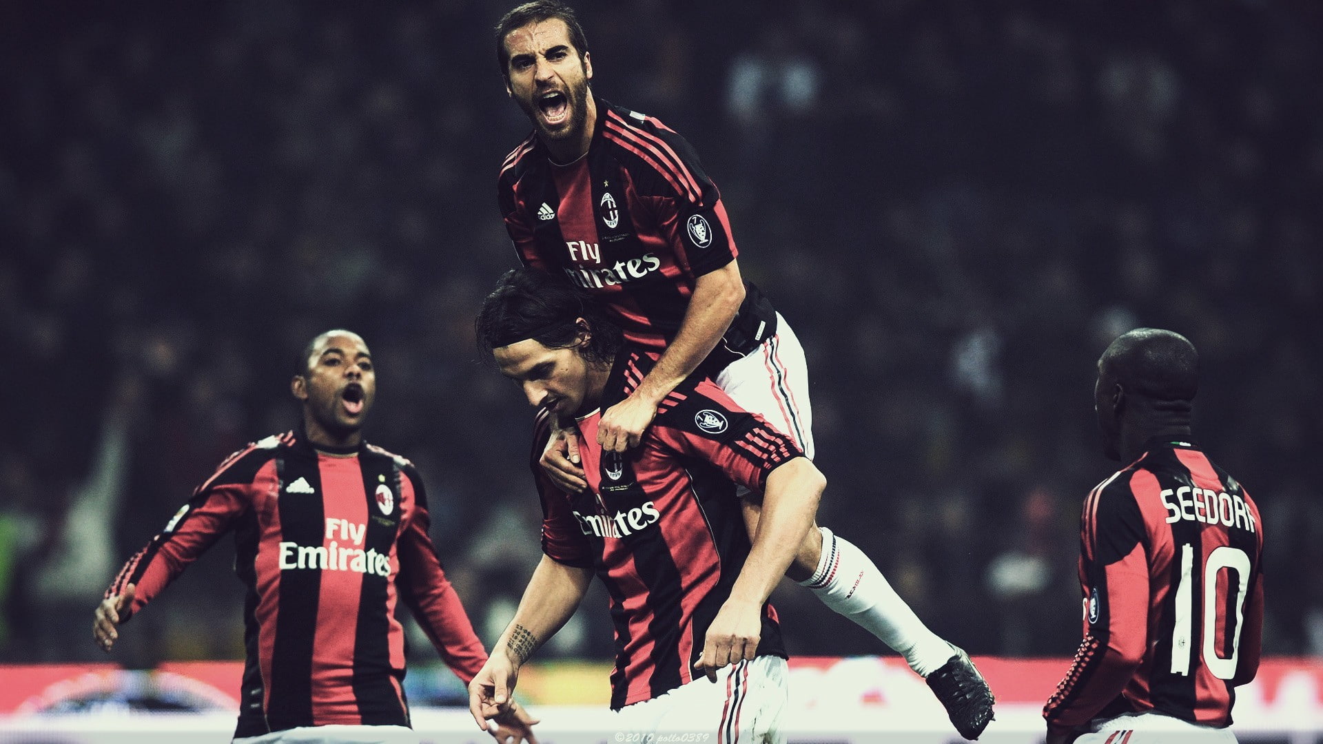 soccer, 1080P, men, AC Milan, HD Wallpaper