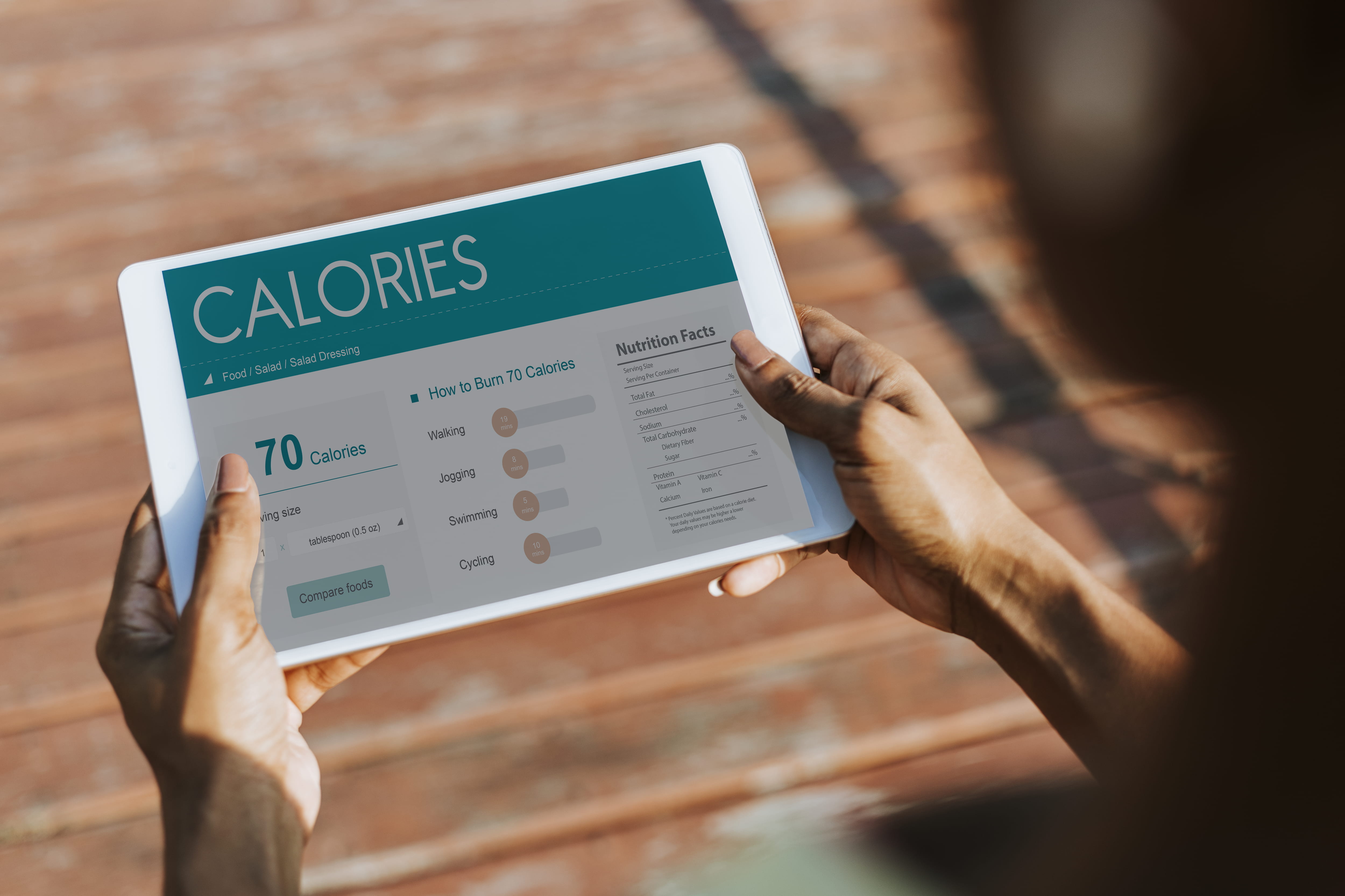 calorie intake, care, using, technology, text, leisure, blur, measurement, portable information device, digital device, digital, tablet, health, 4K, healthcare, HD Wallpaper