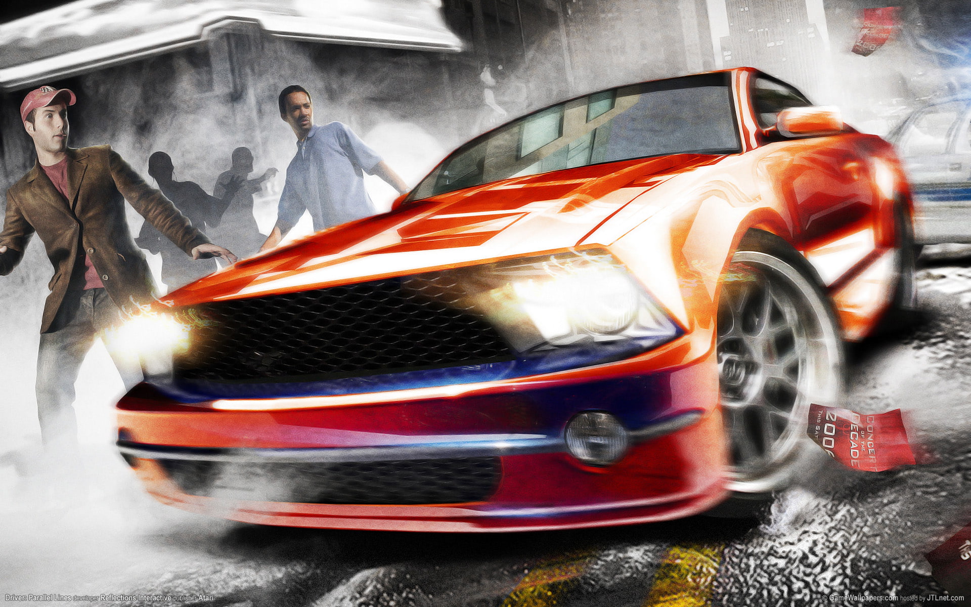 driver, parallel, lines, 1080P, HD Wallpaper
