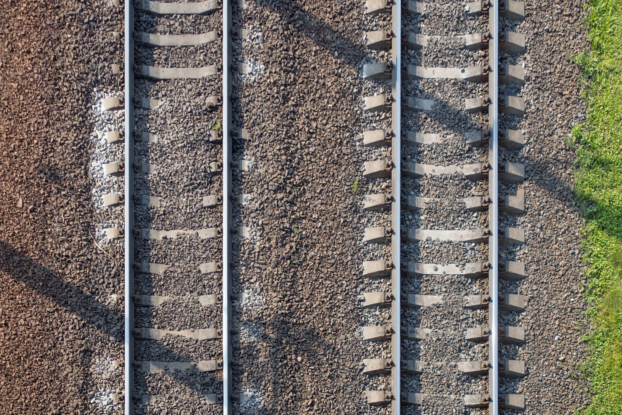 full frame, high angle view, textured, pattern, iron - metal, day, built structure, nature, metal, track, rusty, railroad track, backgrounds, parallel, HD Wallpaper