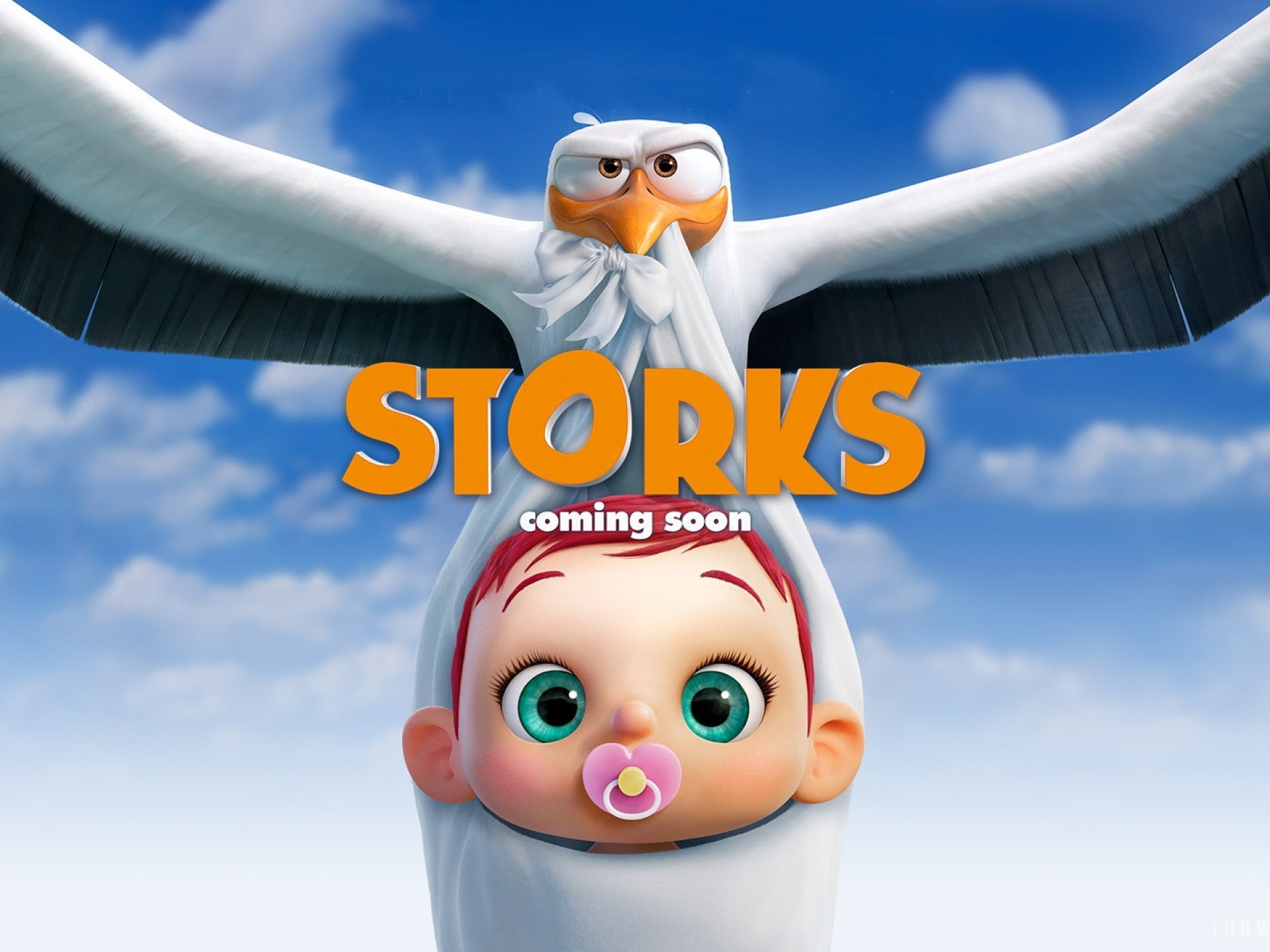 outdoors, positive emotion, representation, men, smiling, hand, people, cloud - sky, storks, 1080P, fun, nature, emotion, adult, movie, happiness, communication, HD Wallpaper