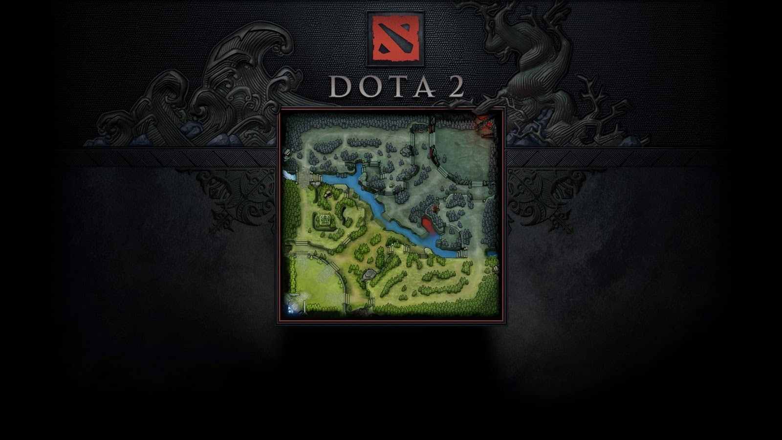 Radiant, dota, map, 720P, Dire, HD Wallpaper