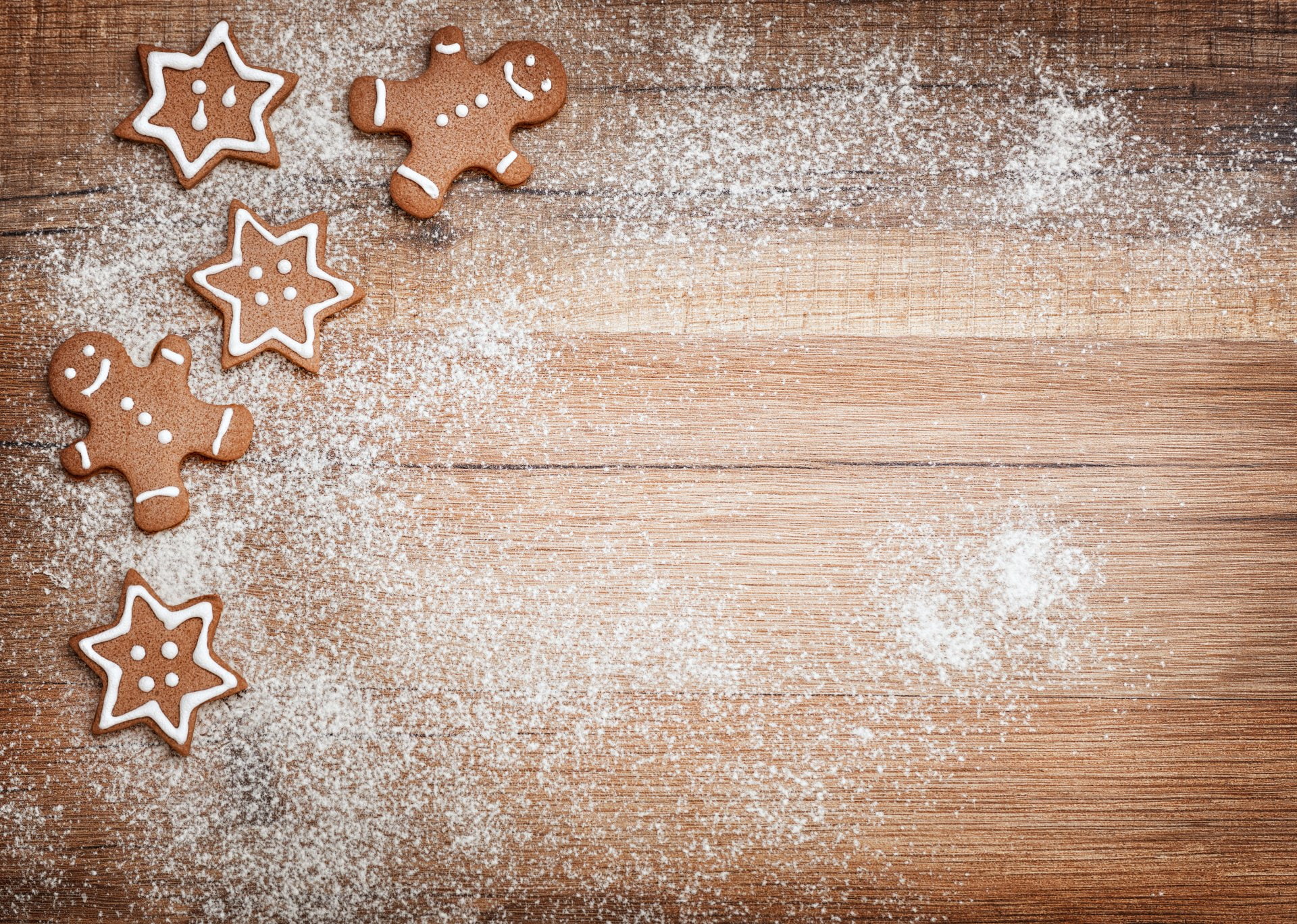 1080P, Gingerbread, Cookie, Holiday, Christmas, HD Wallpaper