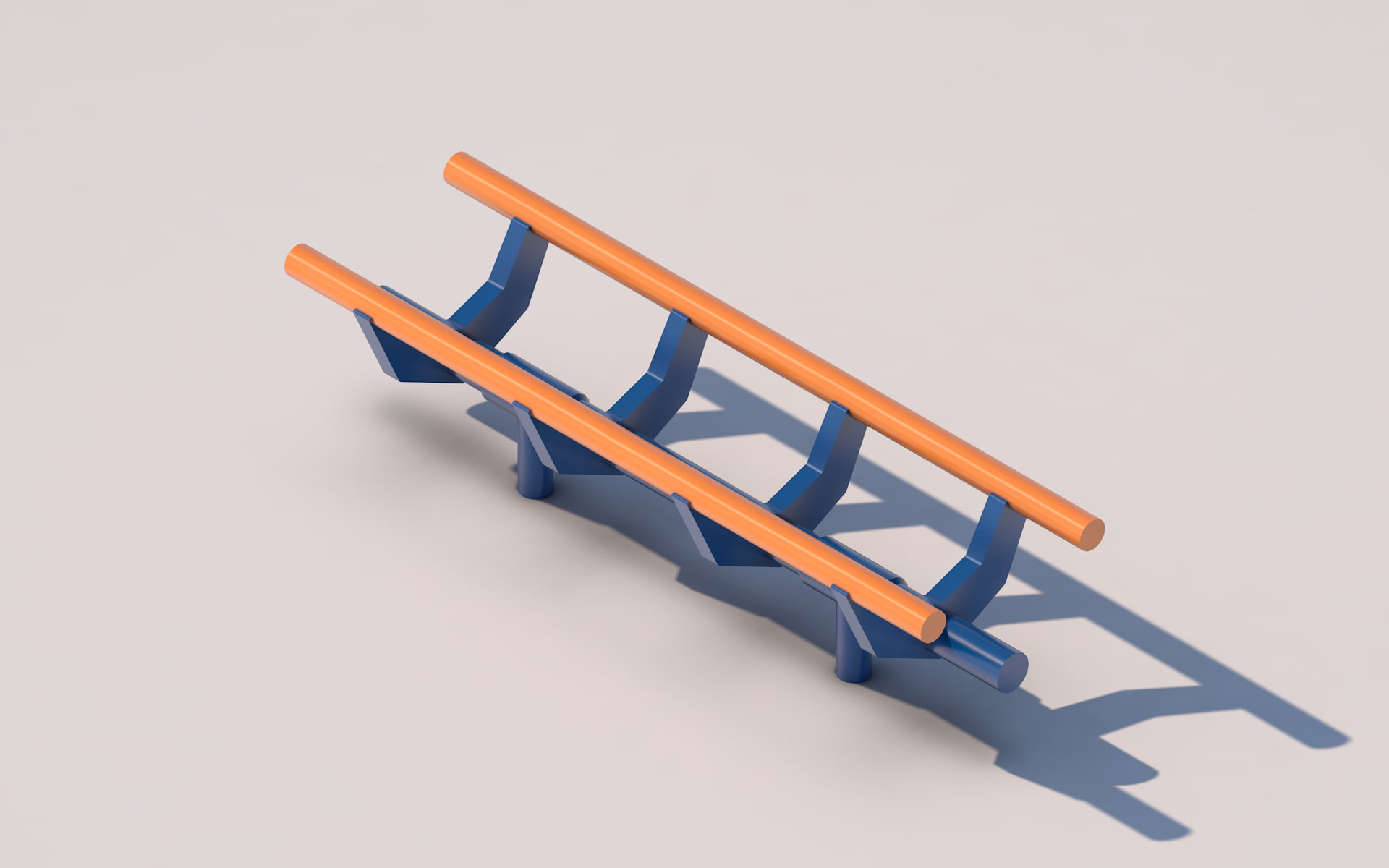rollercoasters, render, CGI, 1080P, HD Wallpaper