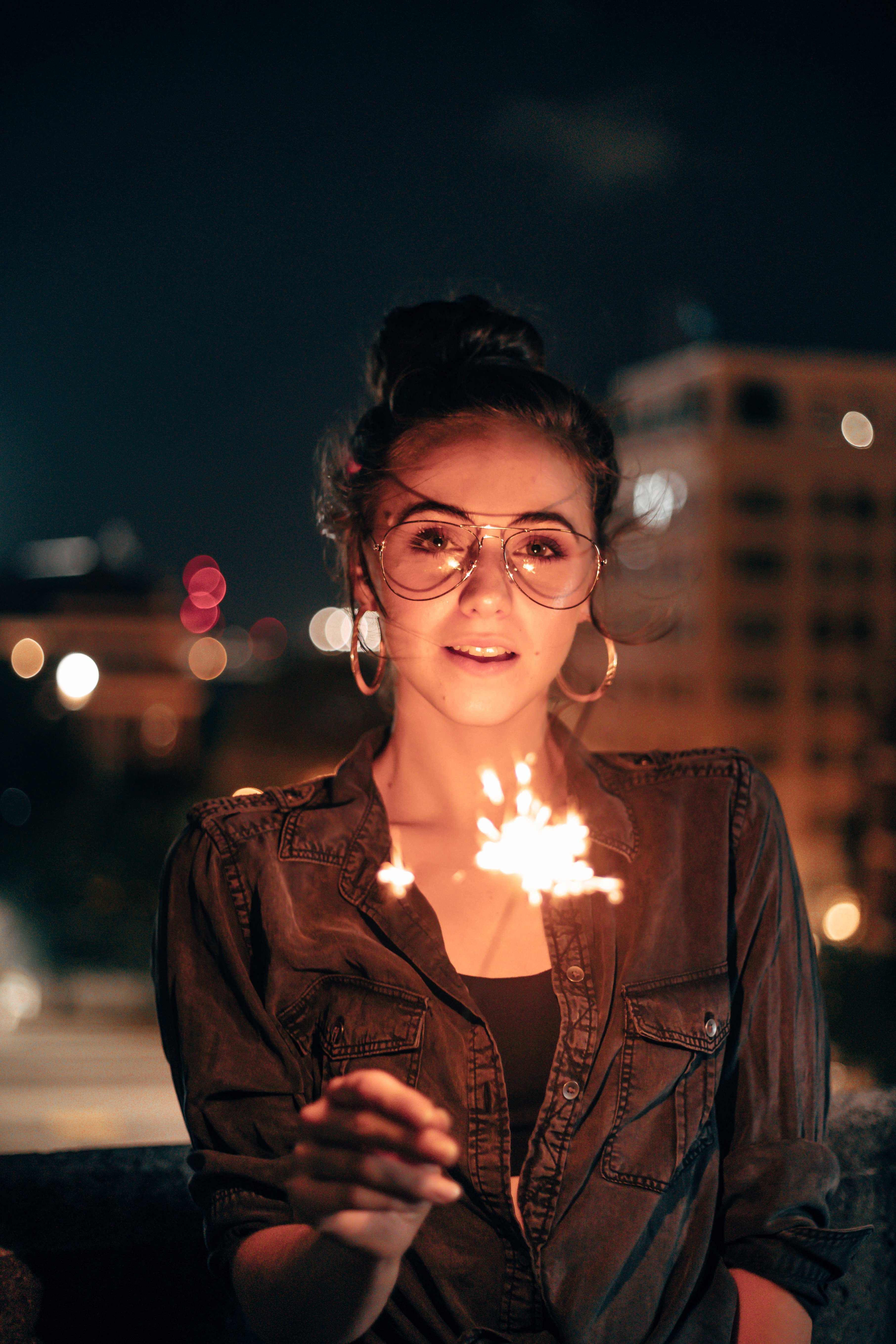 hairstyle, portrait, southern gal, night love, lover girl, midtown atlantum, night gal, hoop, person, burning, young women, light, night life, strobe, atlien, Phone HD Wallpaper