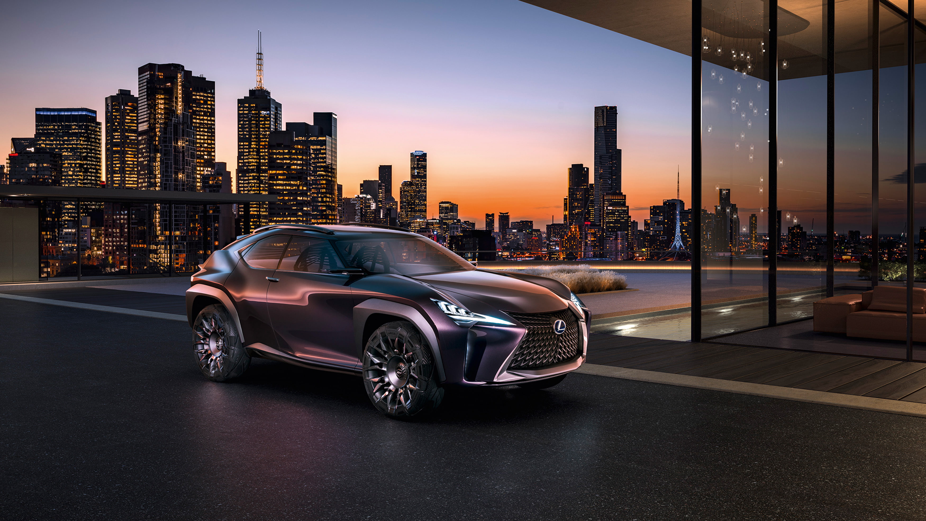 Lexus, 2K, Lexus UX, Luxury Crossover, 4K, Concept Cars, Paris Motor Show, HD Wallpaper